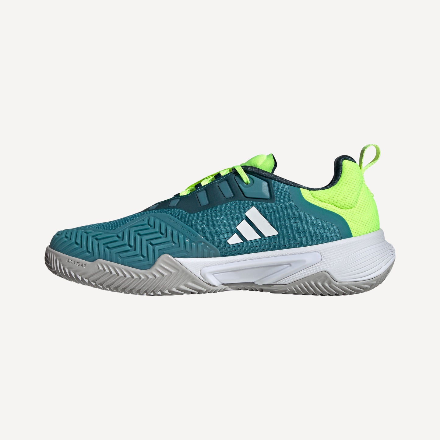adidas Barricade Men's Clay Court Tennis Shoes Green (3)