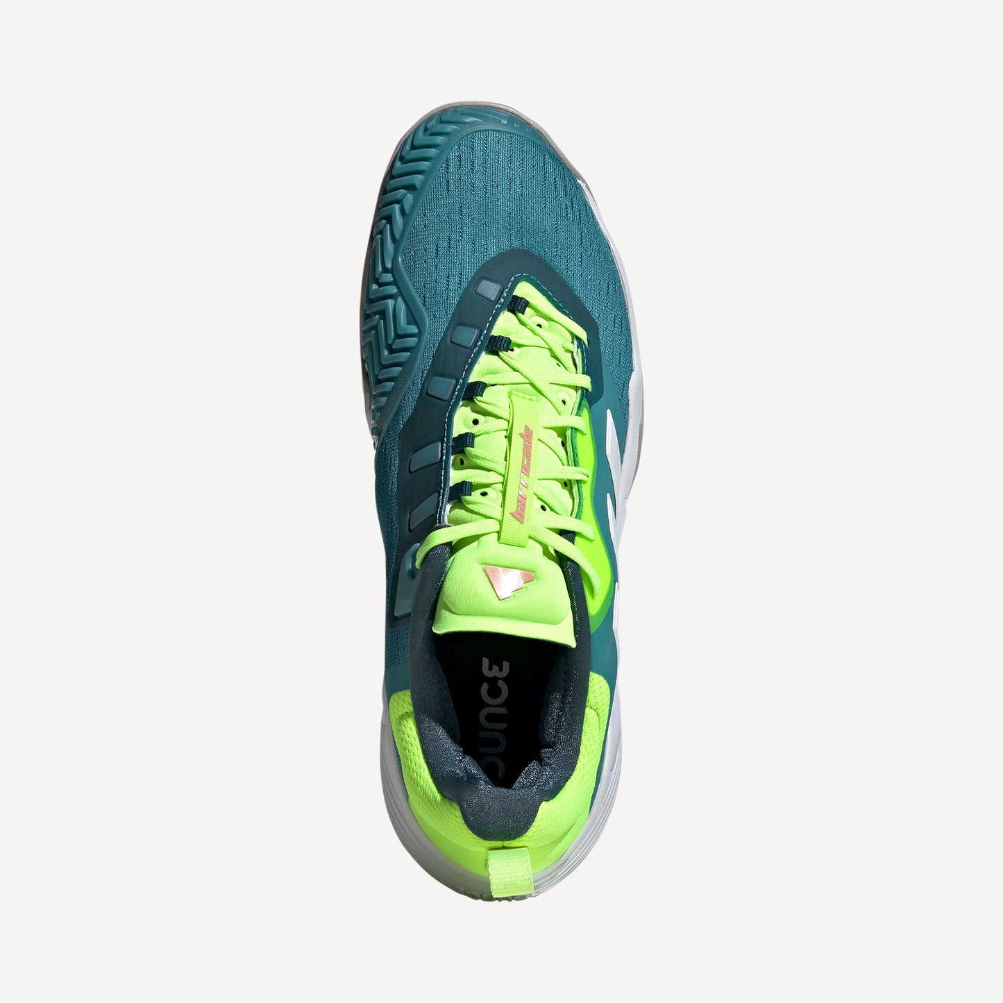 adidas Barricade Men's Clay Court Tennis Shoes Green (4)