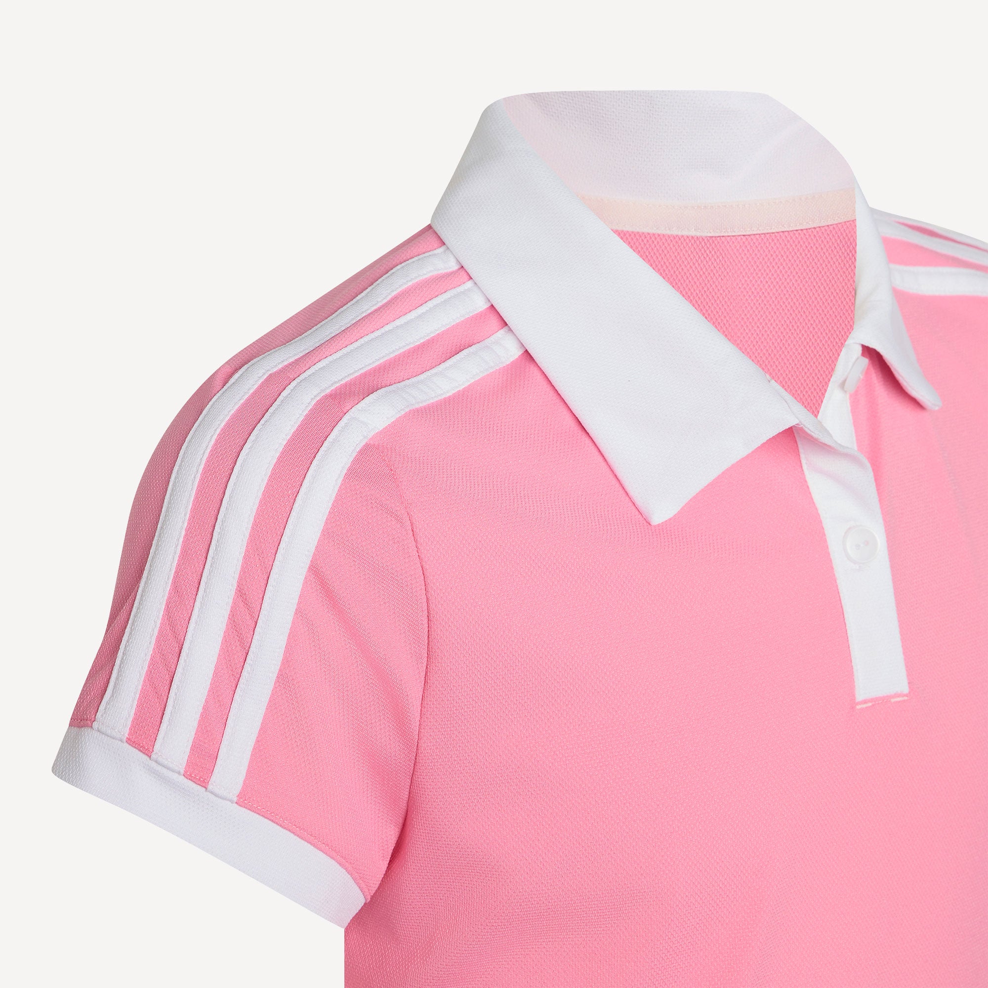 adidas Classics Girls' Tennis Polo - Pink (4)