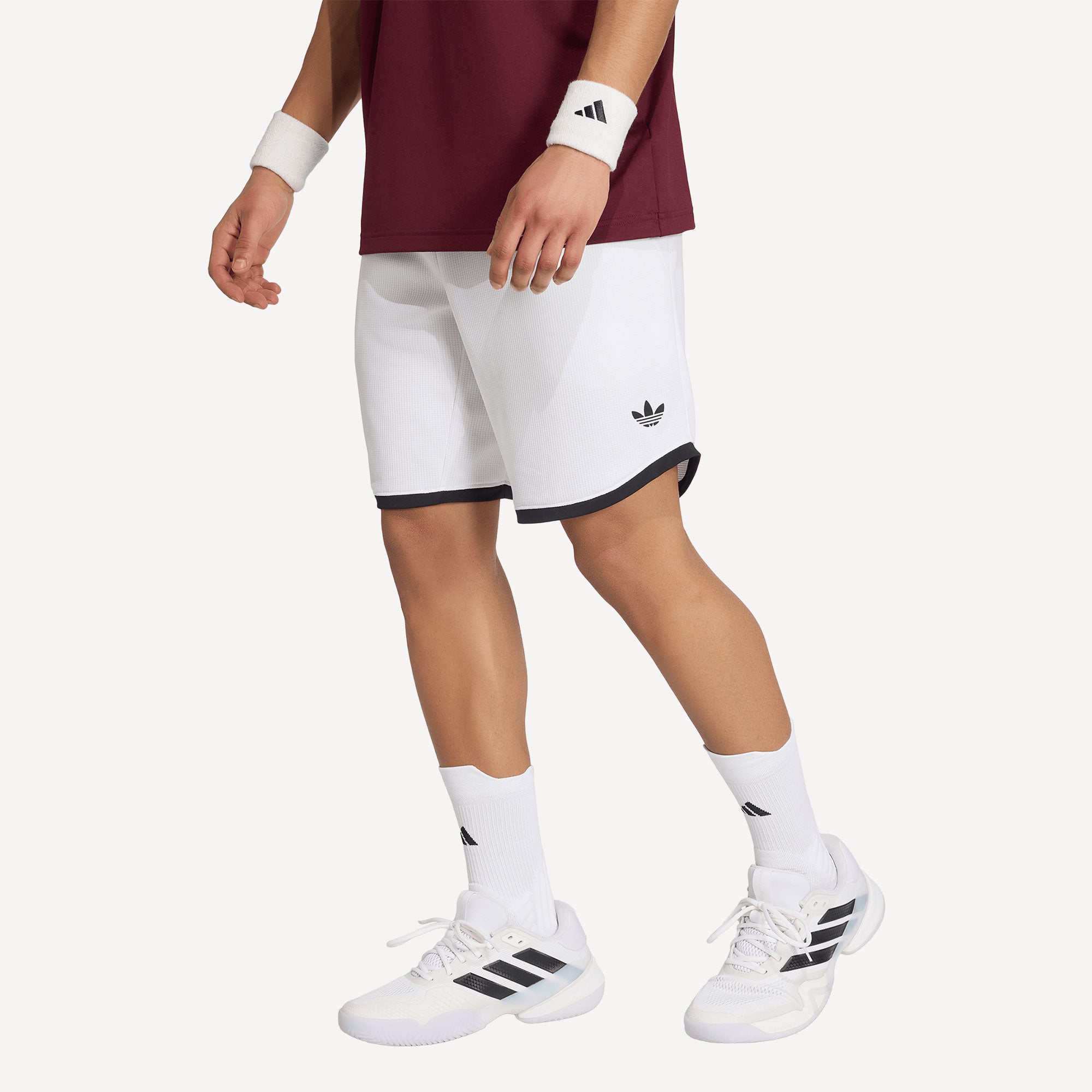 adidas Classics Men's 9-Inch Tennis Shorts - White (1)