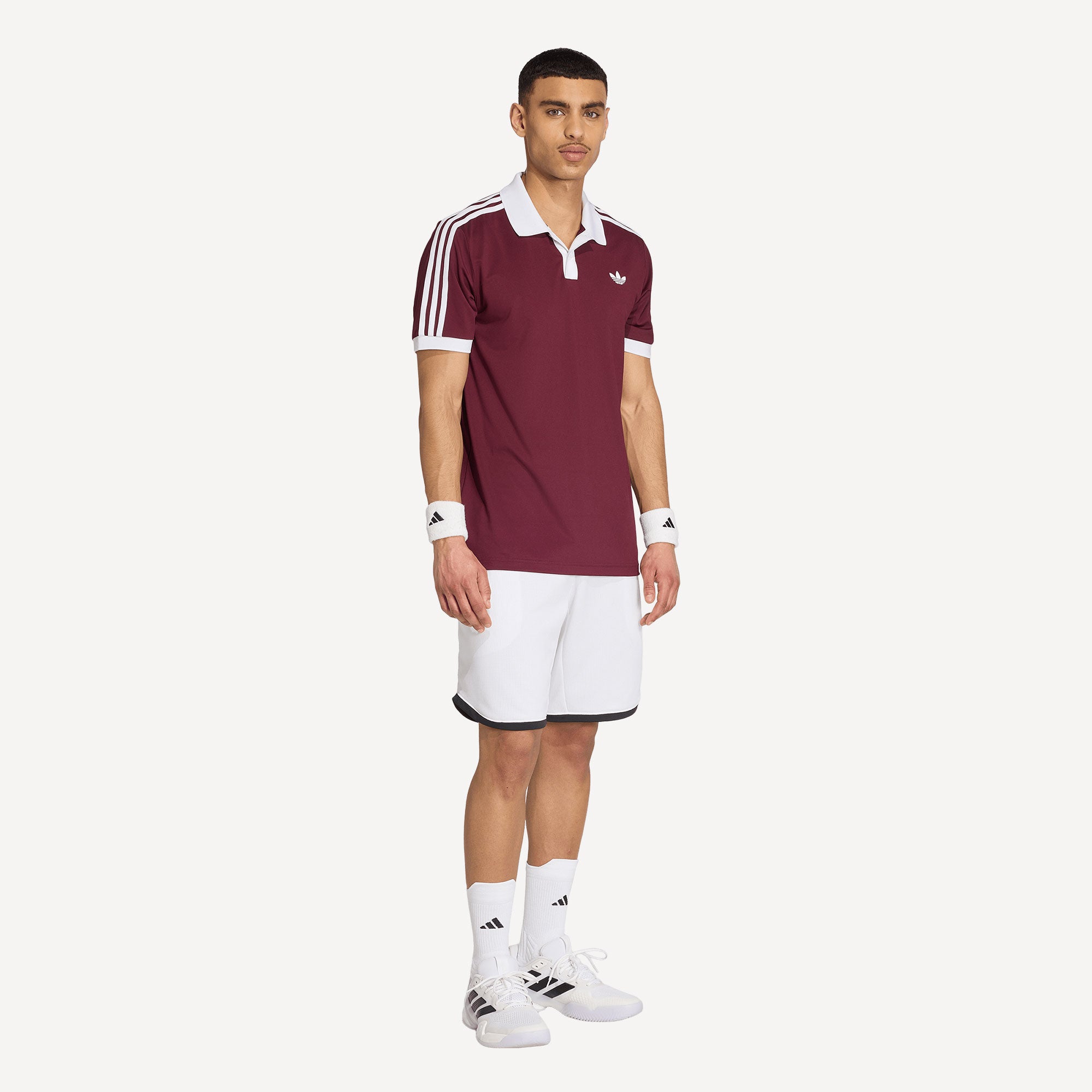 adidas Classics Men's 9-Inch Tennis Shorts - White (3)