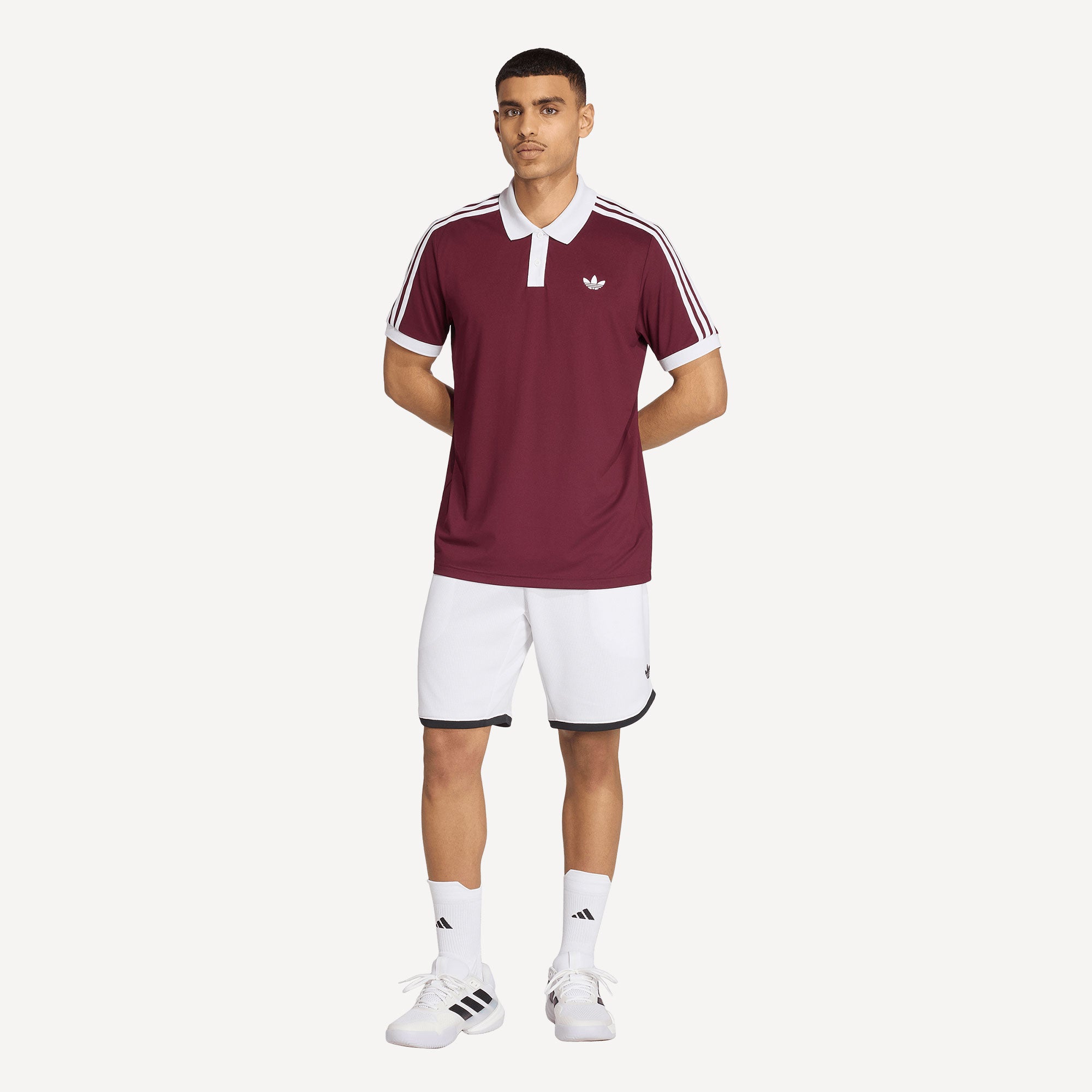 adidas Classics Men's 9-Inch Tennis Shorts - White (4)