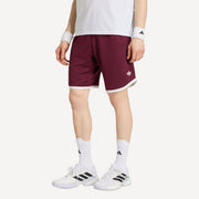 adidas Classics Men's 9-Inch Tennis Shorts - Red (1)