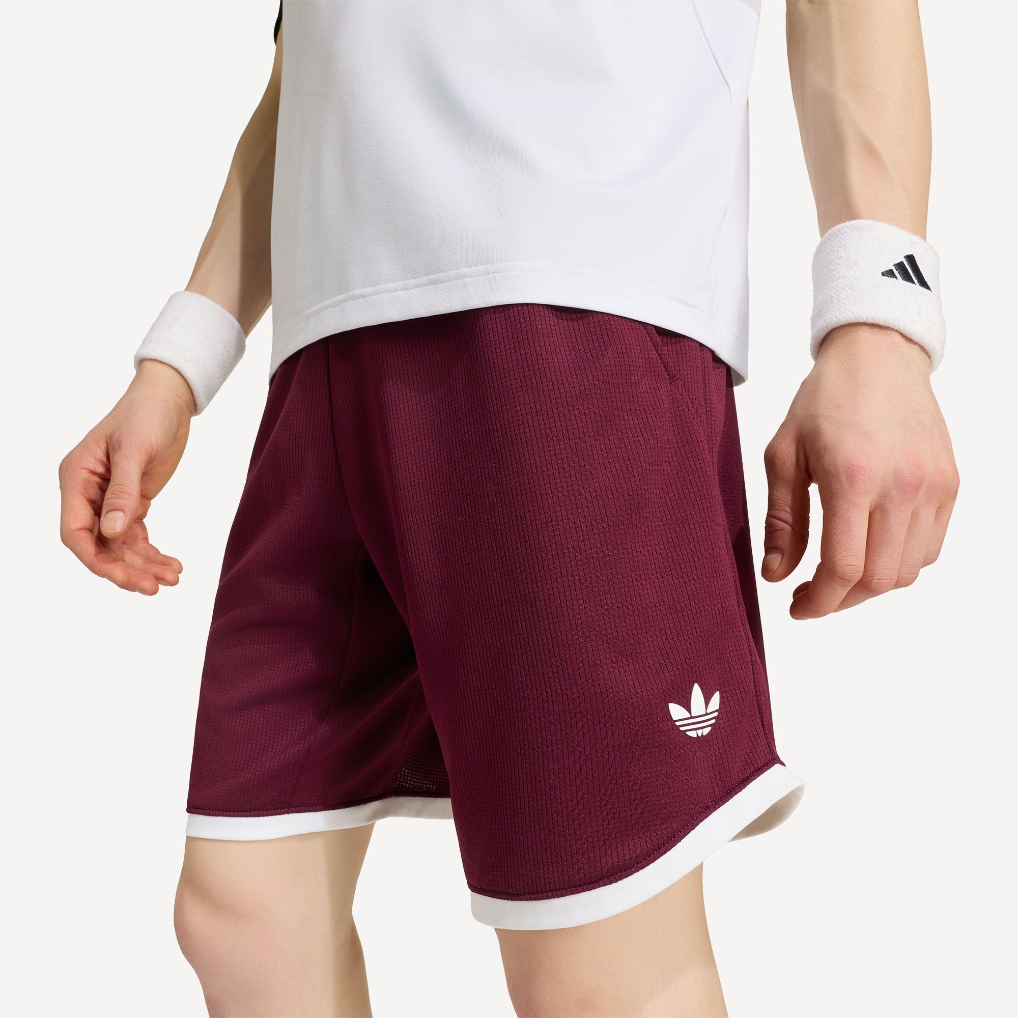 adidas Classics Men's 9-Inch Tennis Shorts - Red (4)