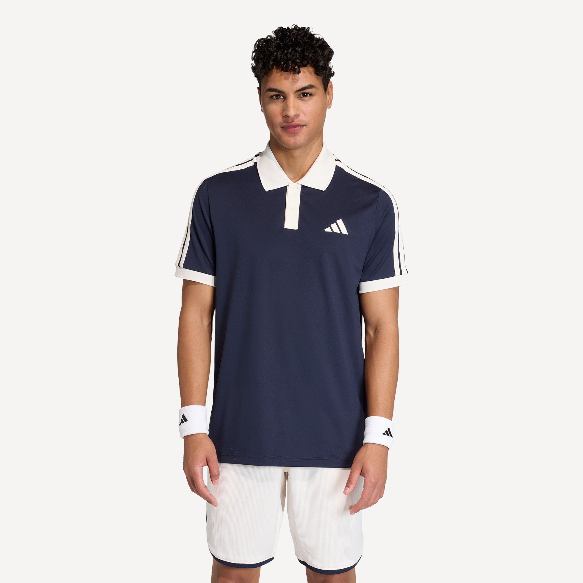 adidas Classics Men's Tennis Polo - Dark Blue (1)