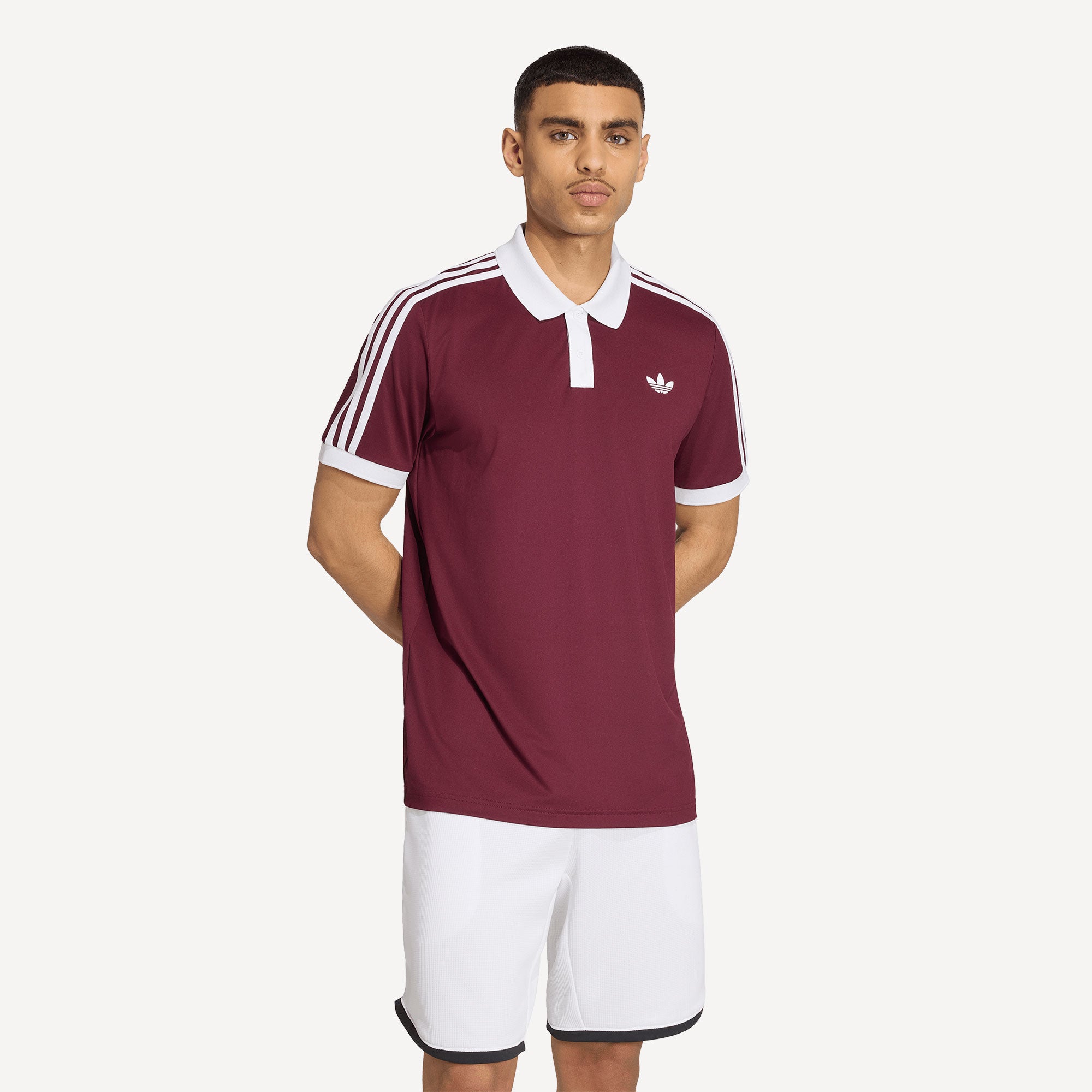 adidas Classics Men's Tennis Polo - Red (1)
