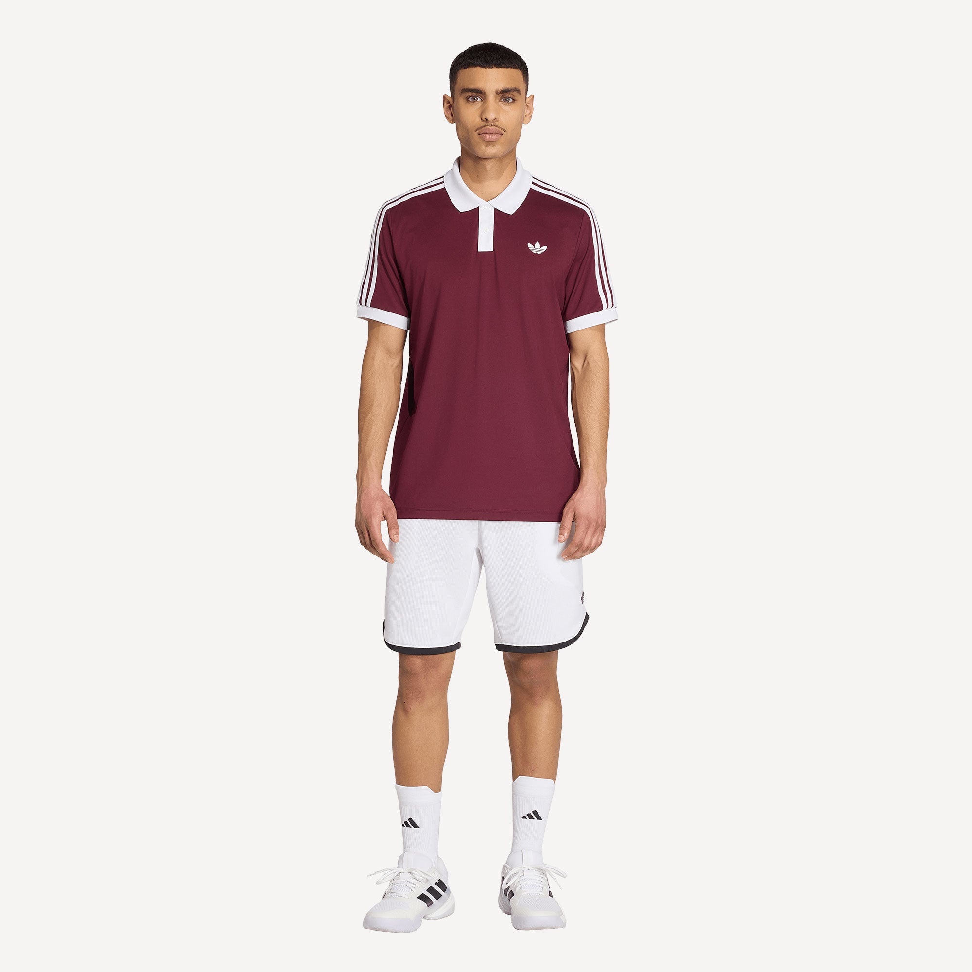 adidas Classics Men's Tennis Polo - Red (4)