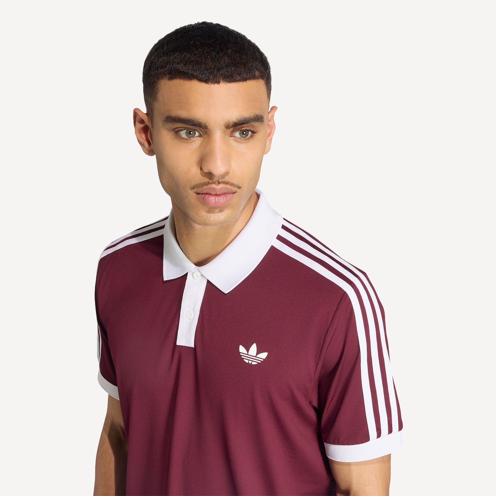 adidas Classics Men's Tennis Polo - Red (5)