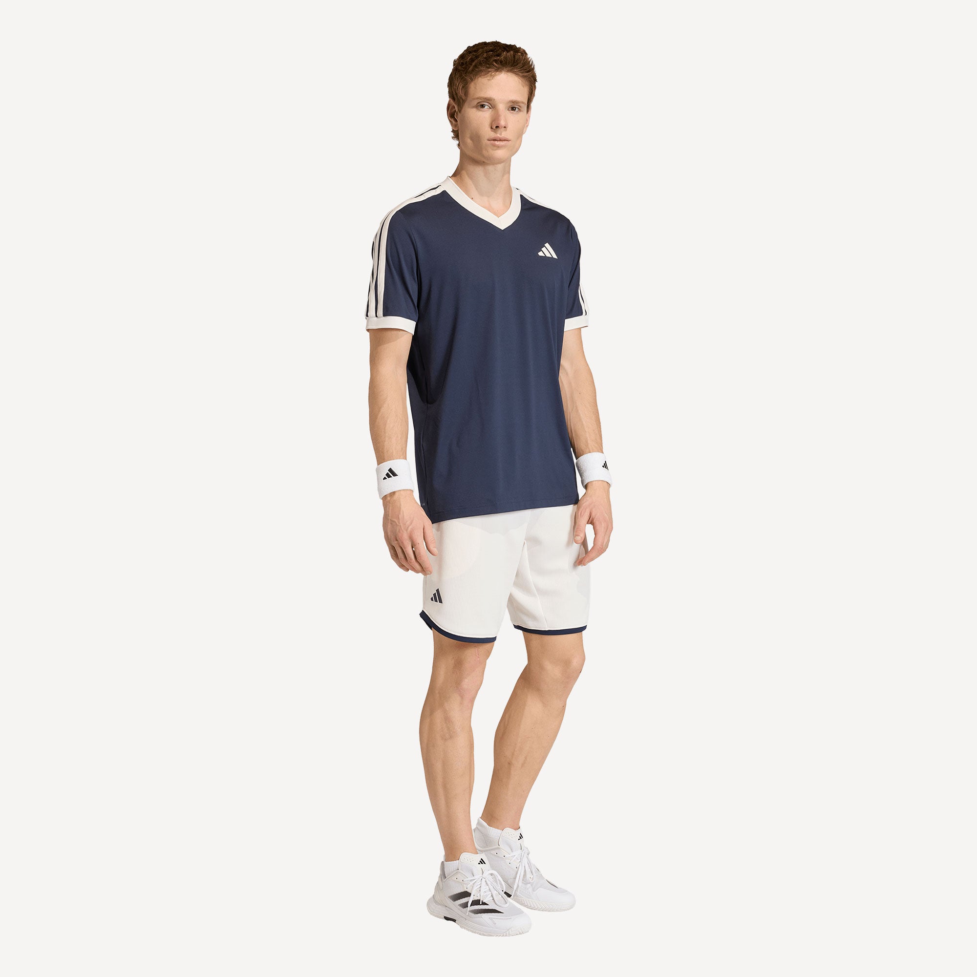 adidas Classics Men's Tennis Shirt - Dark Blue (3)