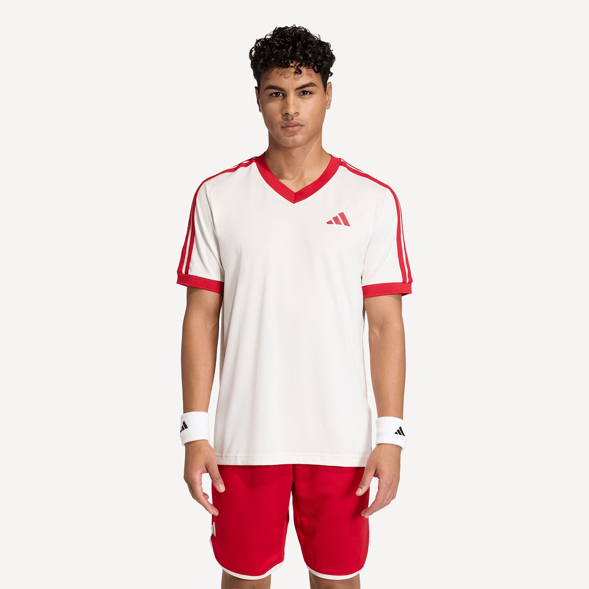 adidas Classics Men's Tennis Shirt - White (1)