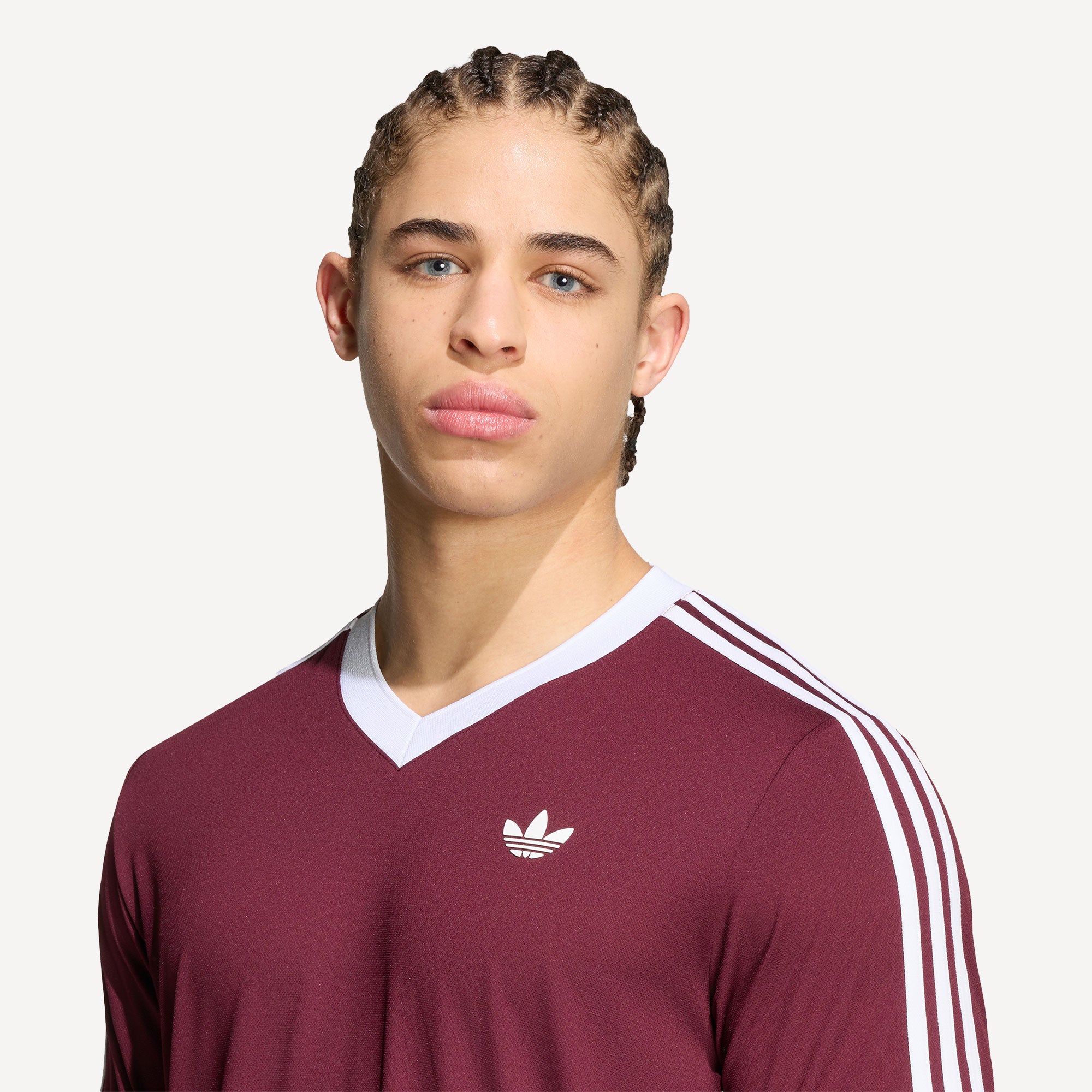 adidas Classics Men's Tennis Shirt - Red (5)