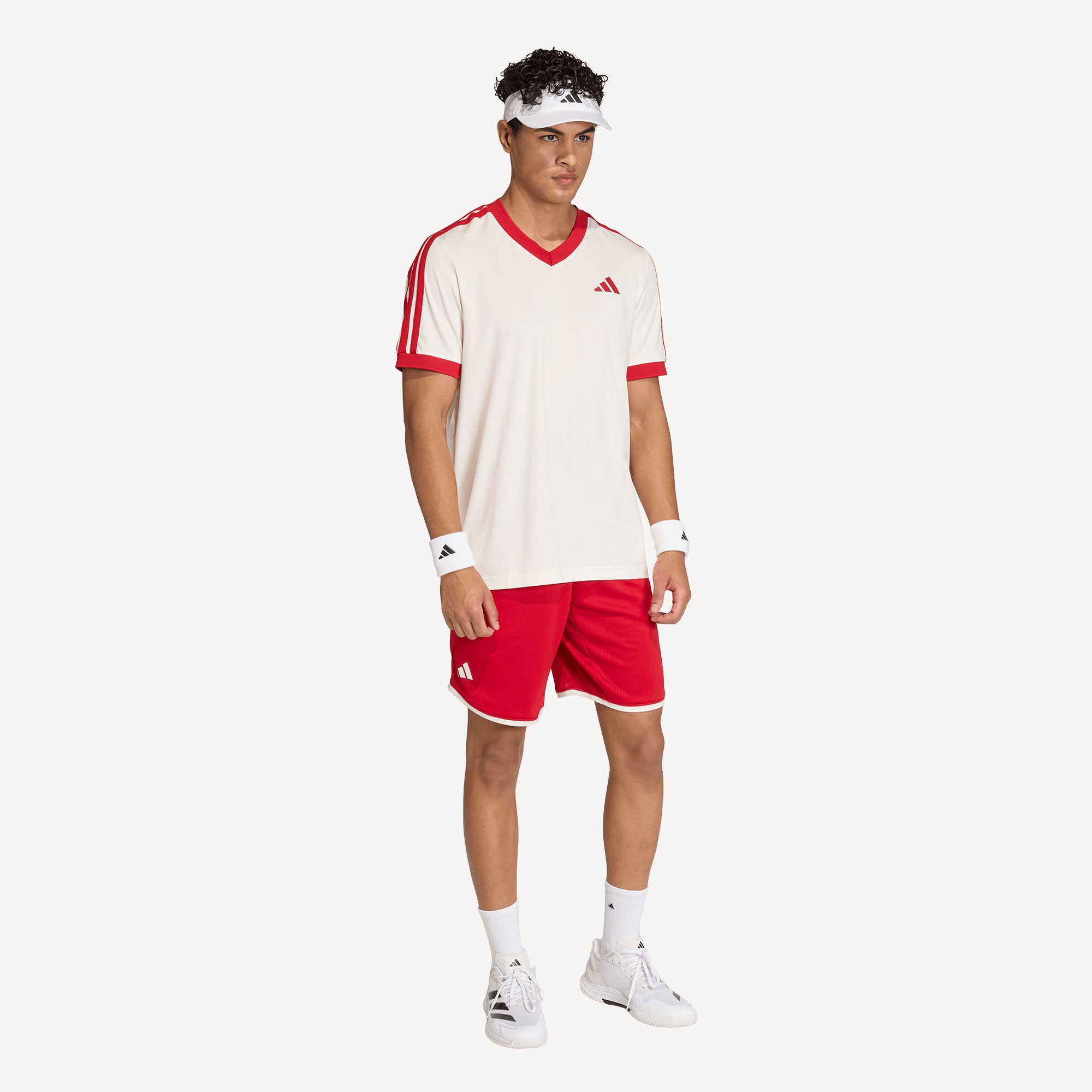 adidas Classics Men's Tennis Shorts - Red (3)