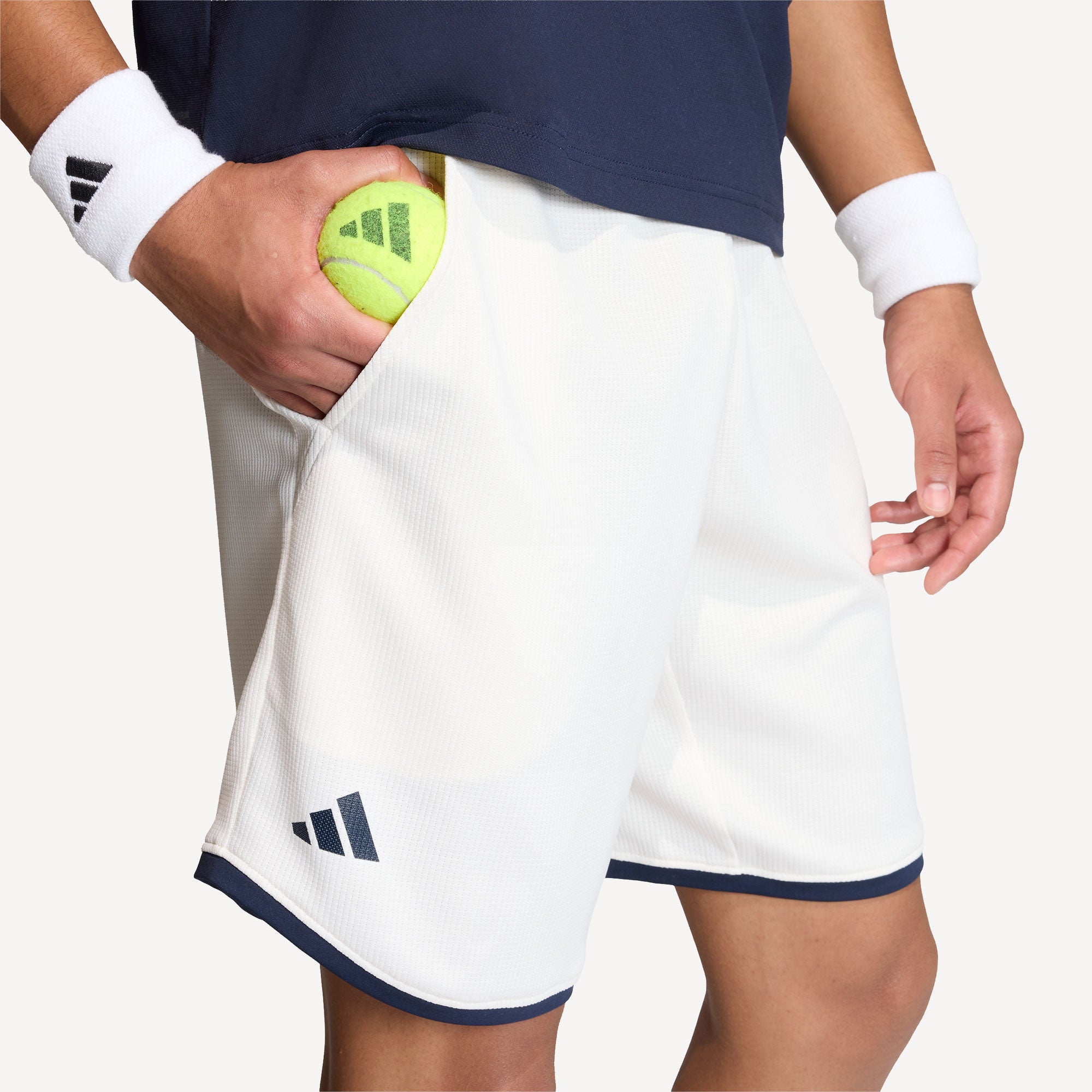 adidas Classics Men's Tennis Shorts - White (4)