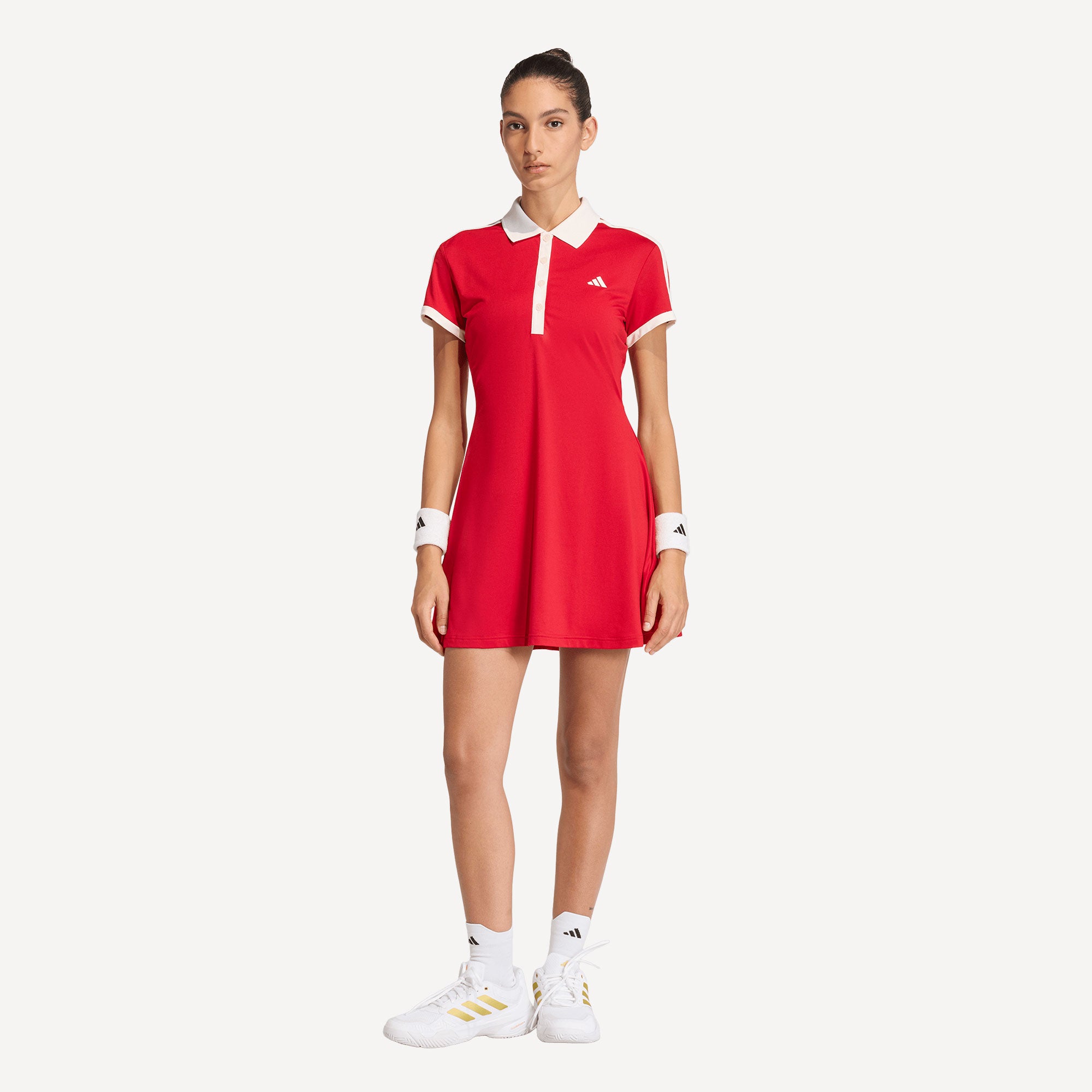 adidas Classics Women's Tennis Dress - Red (1)