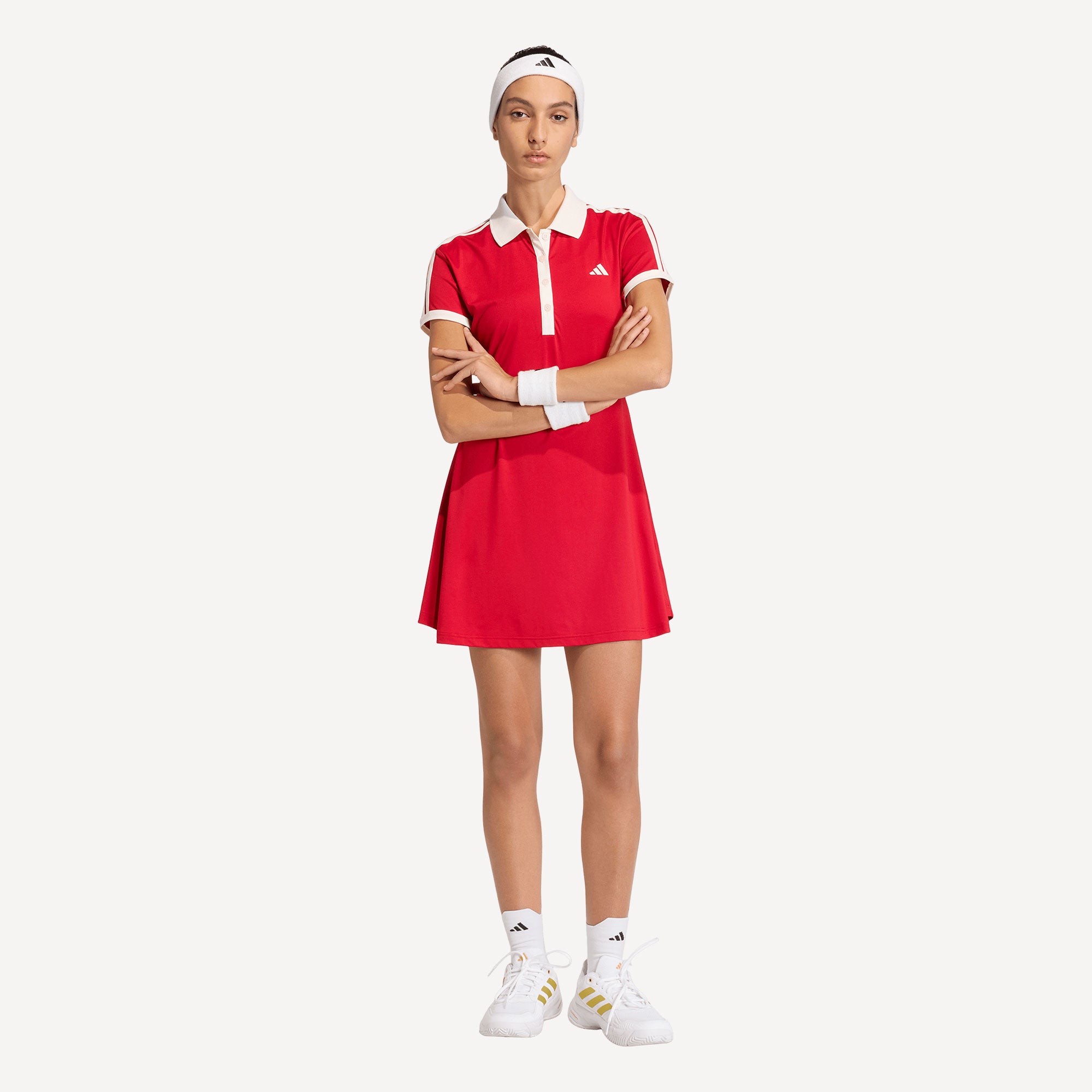 adidas Classics Women's Tennis Dress - Red (3)