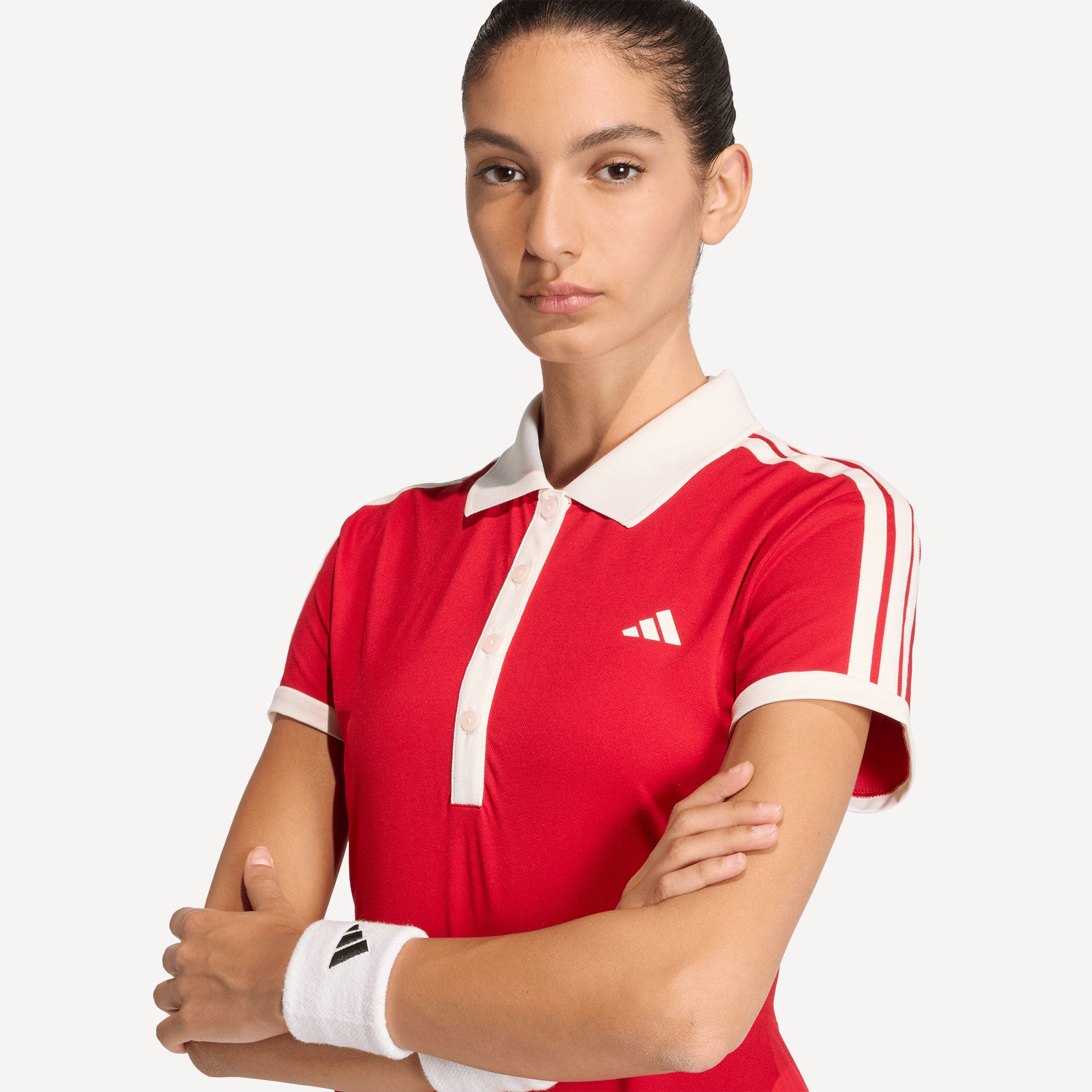 adidas Classics Women's Tennis Dress - Red (4)