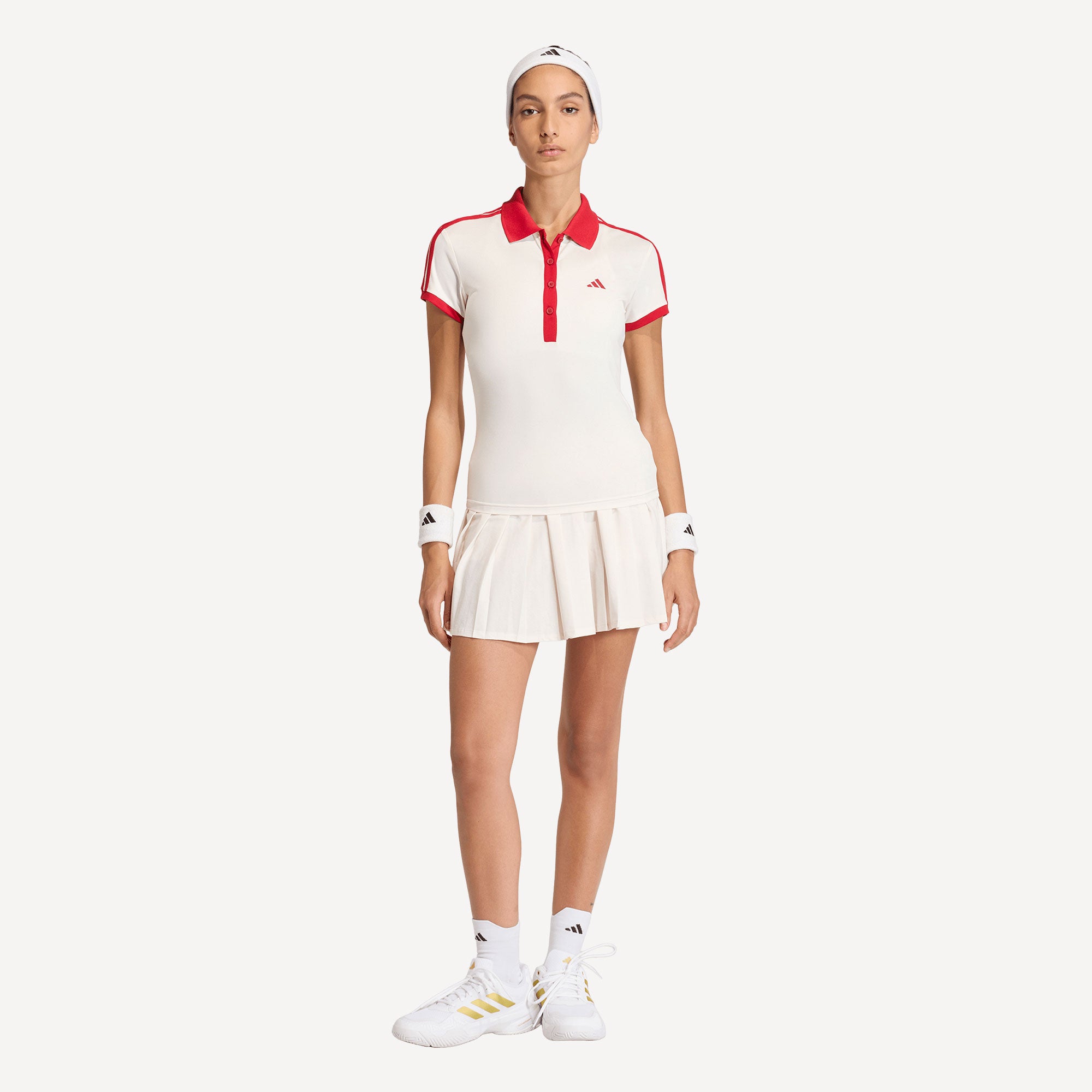 adidas Classics Women's Tennis Polo - White (3)