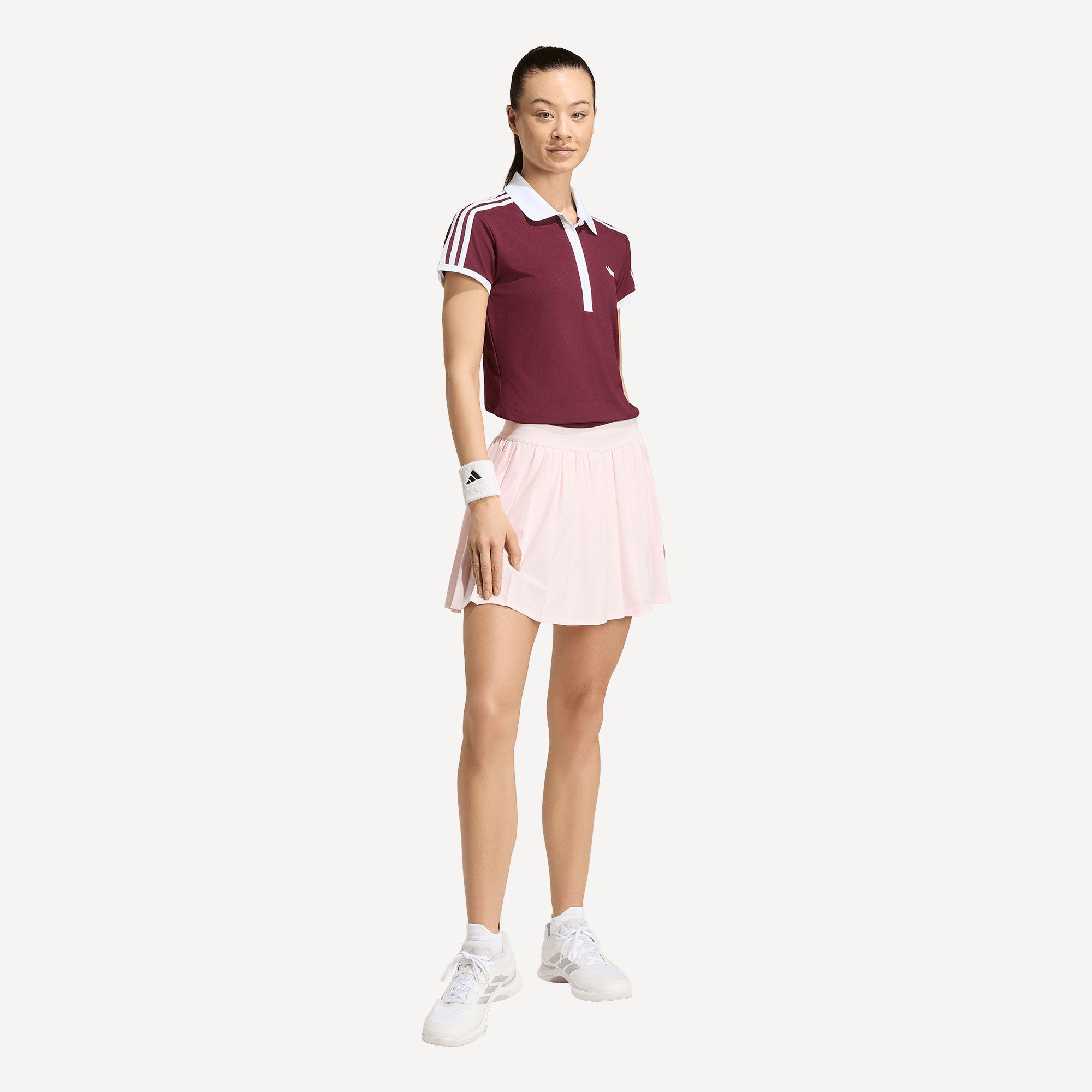 adidas Classics Women's Tennis Polo - Red (3)