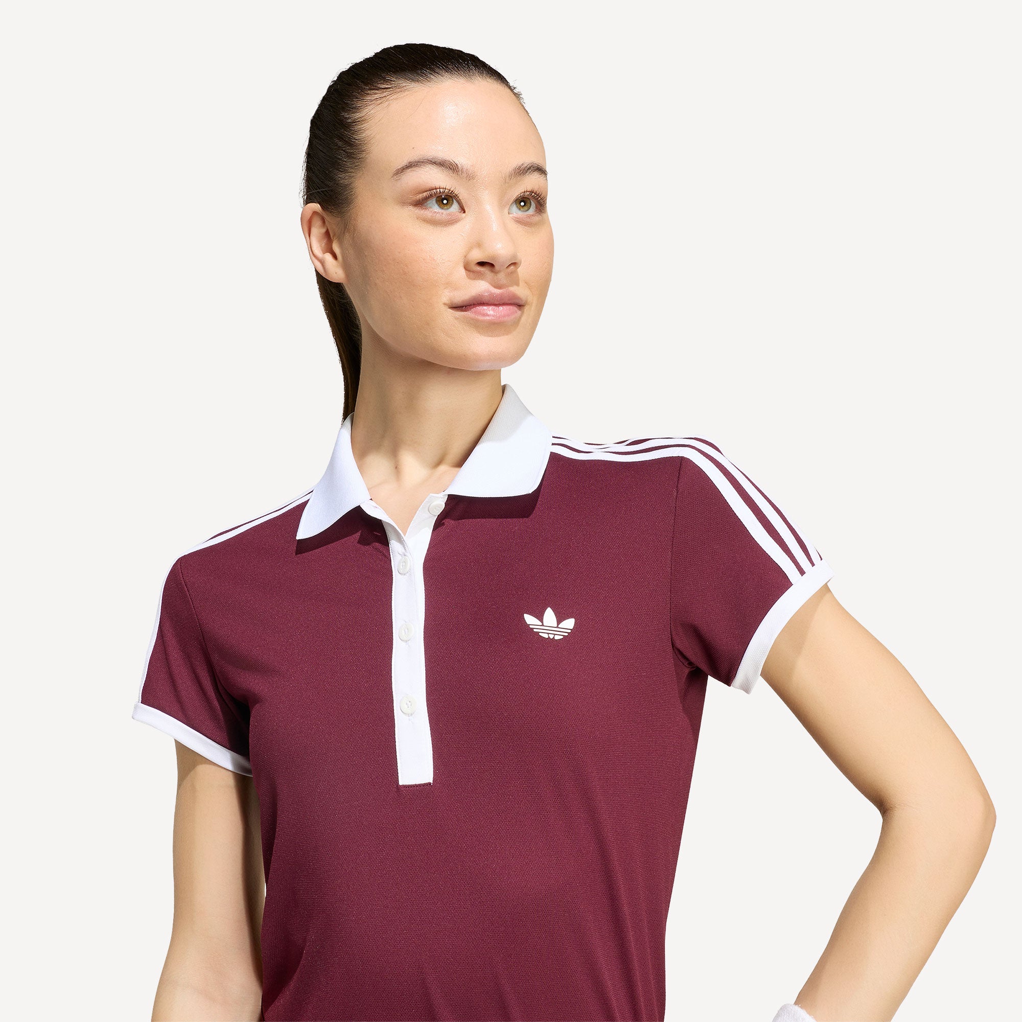 adidas Classics Women's Tennis Polo - Red (4)