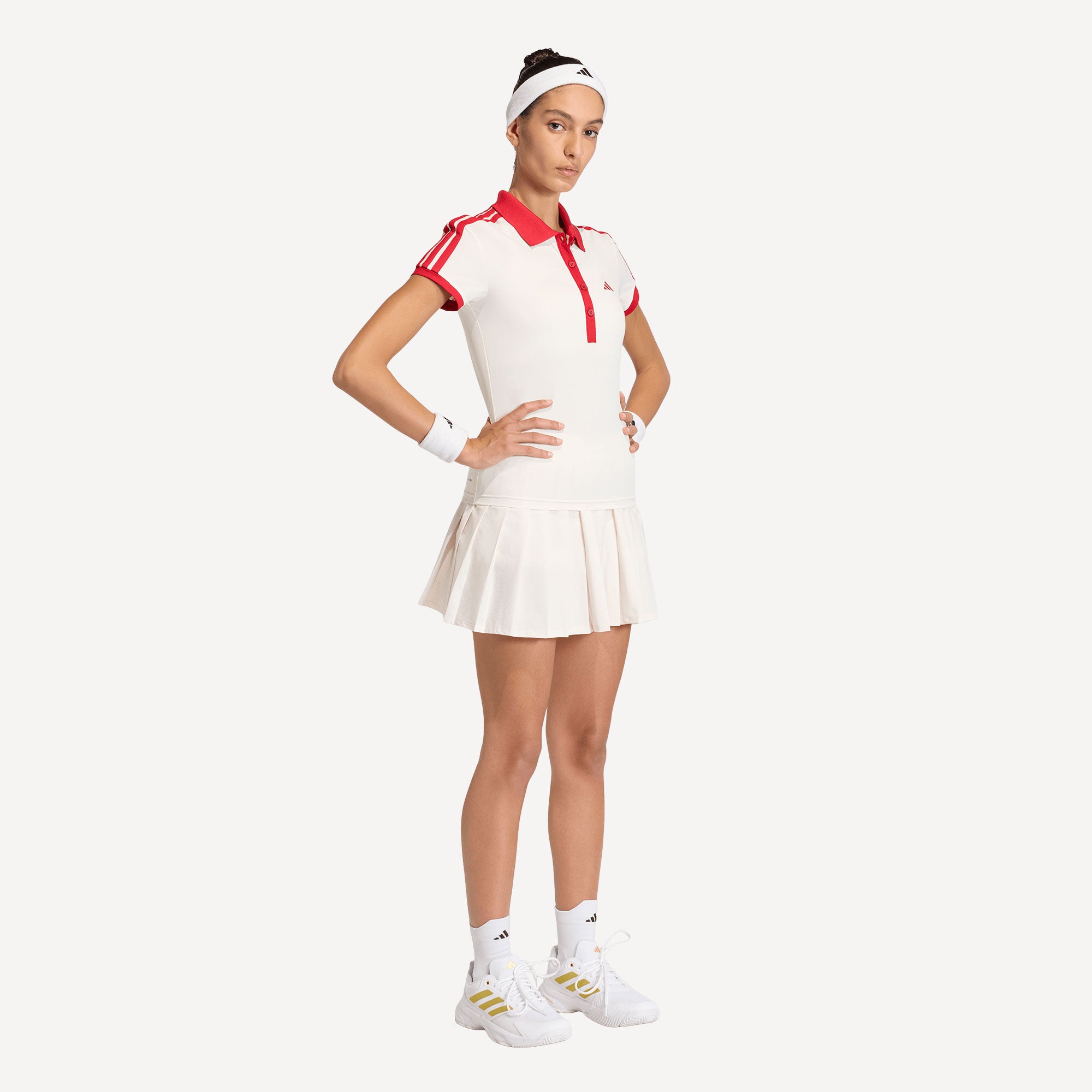 adidas Classics Women's Tennis Skirt - White (3)