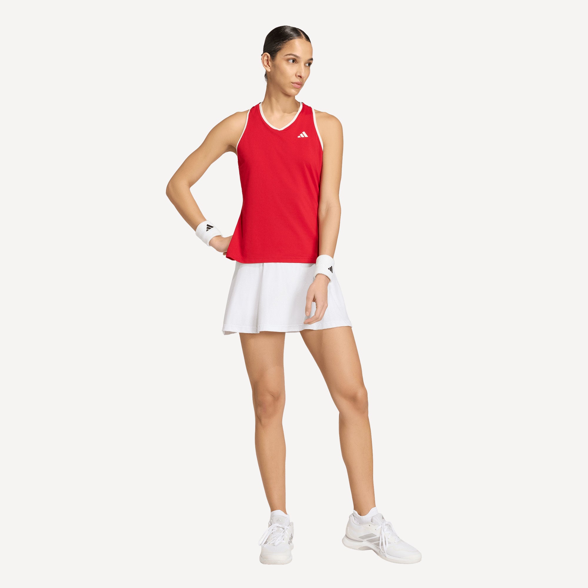 adidas Classics Women's Tennis Tank - Red (3)