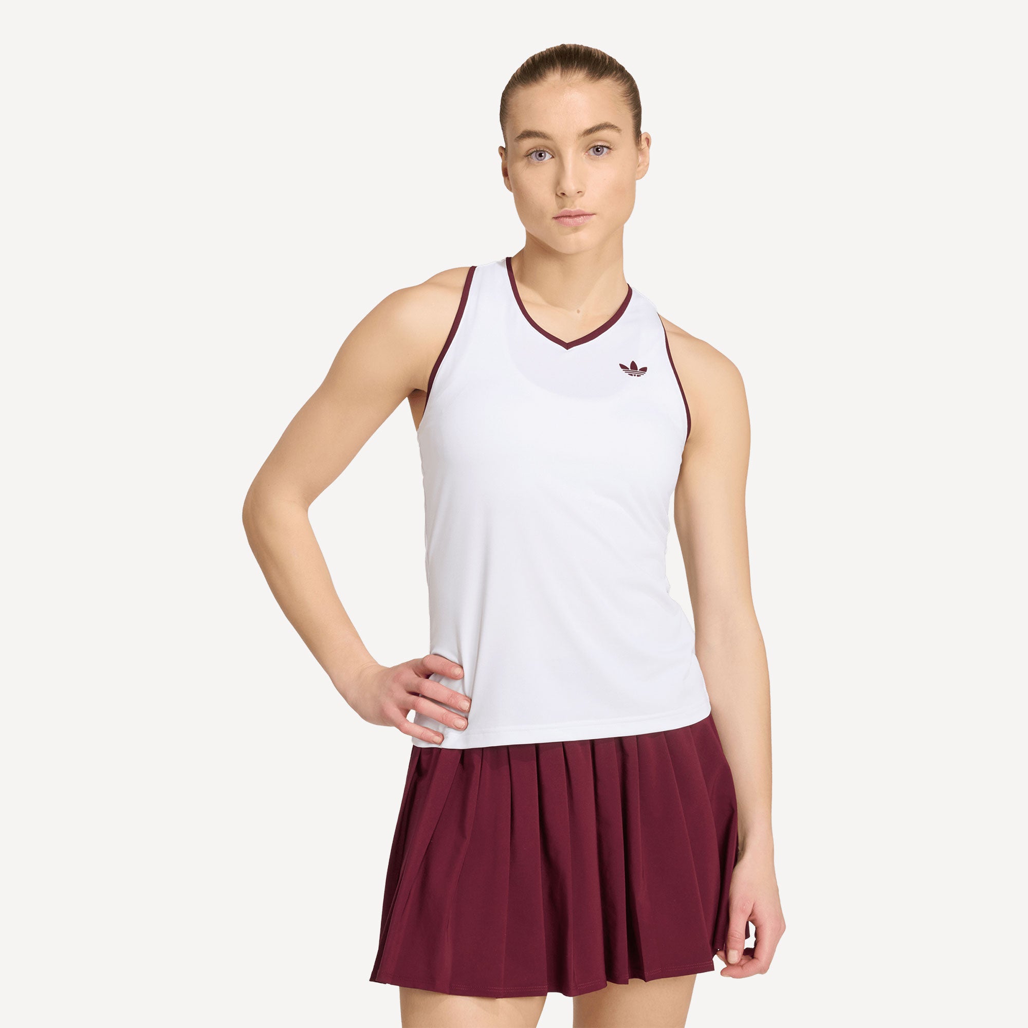 adidas Classics Women's Tennis Tank - White (1)