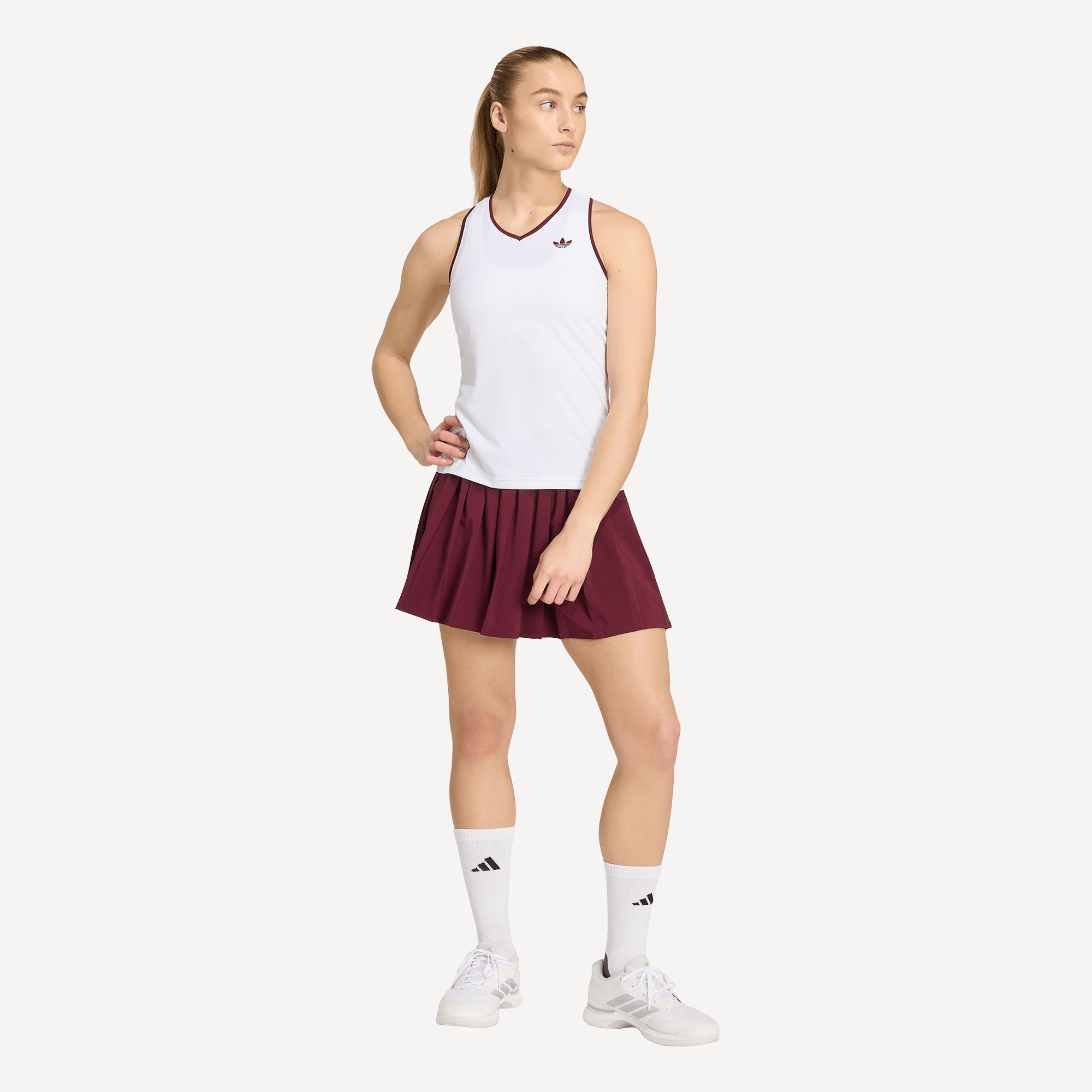 adidas Classics Women's Tennis Tank - White (4)