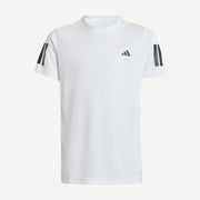 adidas Club Boys' 3-Stripes Tennis Shirt - White (1)