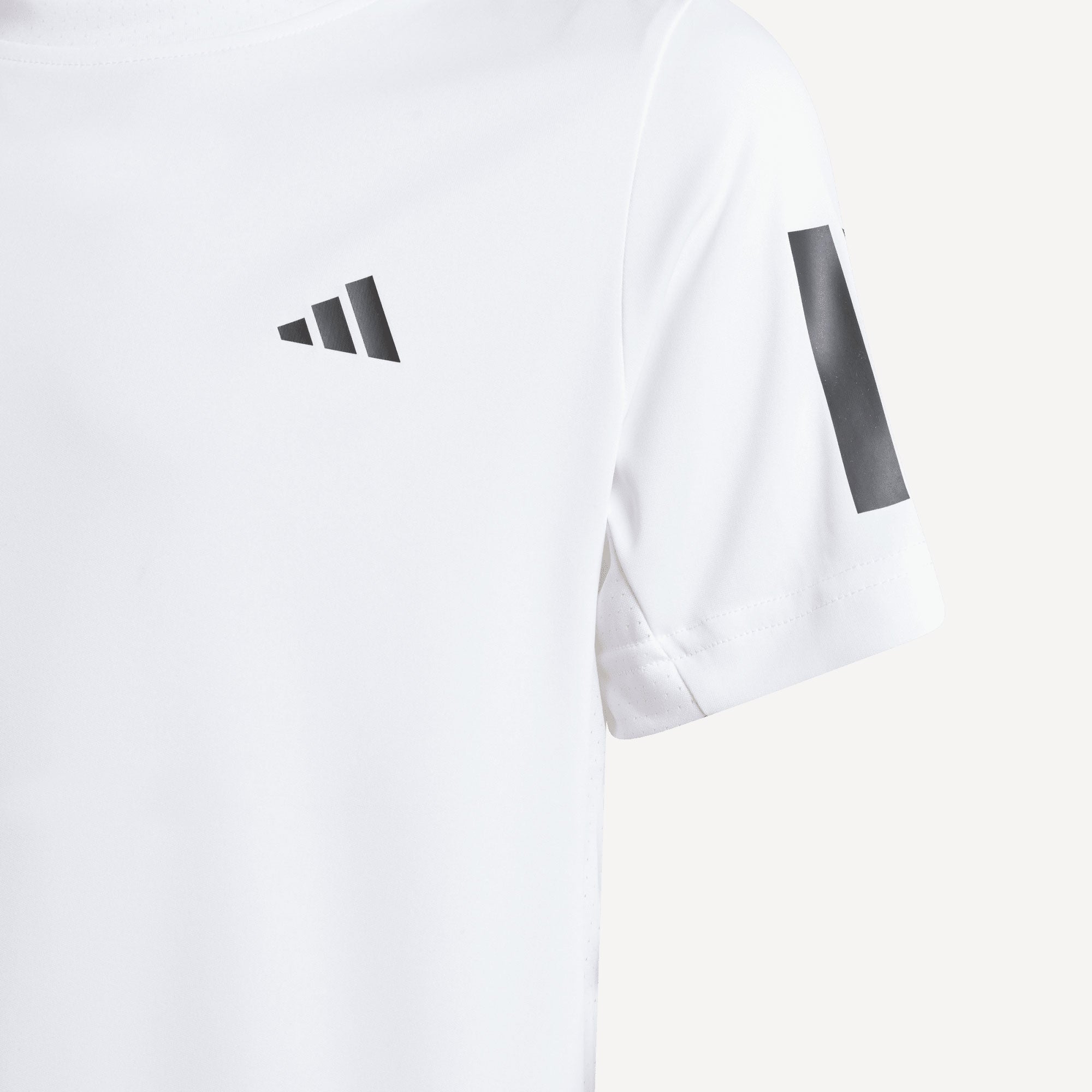 adidas Club Boys' 3-Stripes Tennis Shirt - White (3)