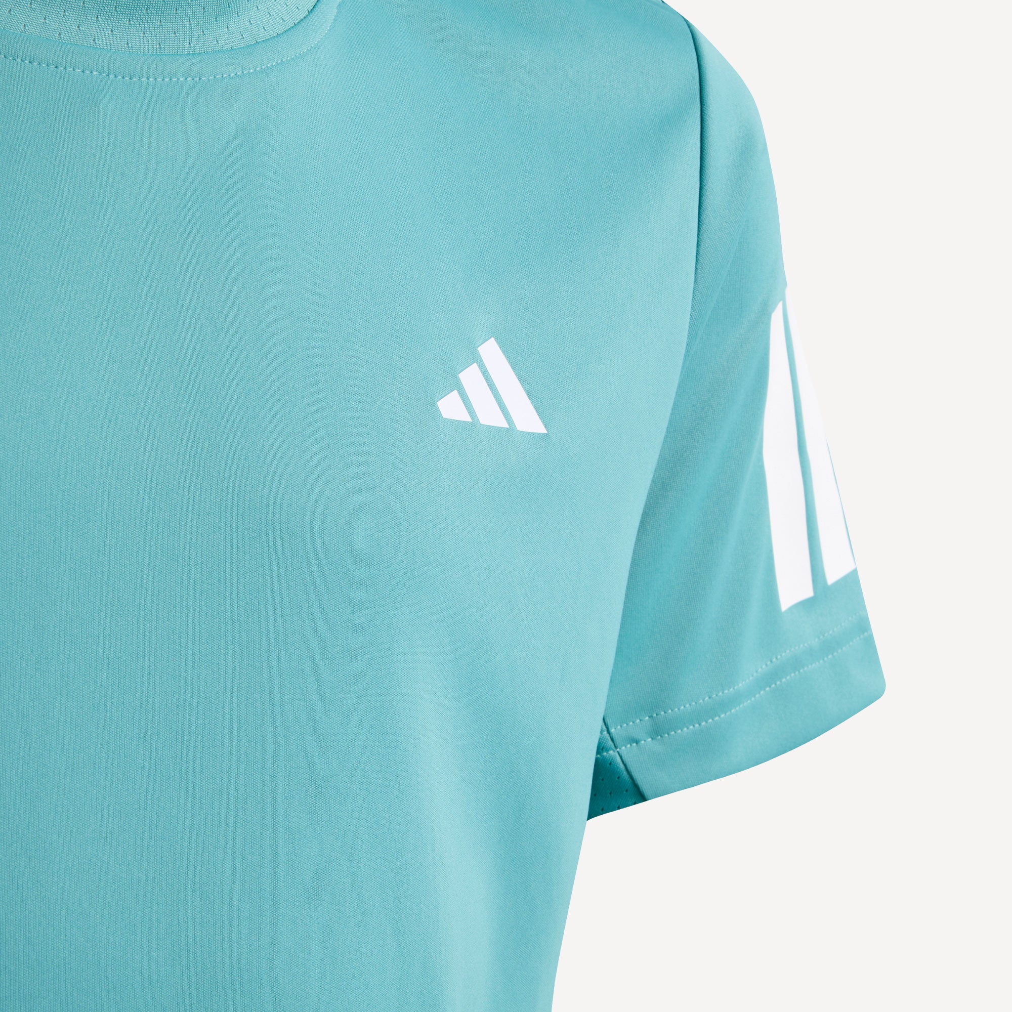 adidas Club Boys' 3-Stripes Tennis Shirt - Green (4)