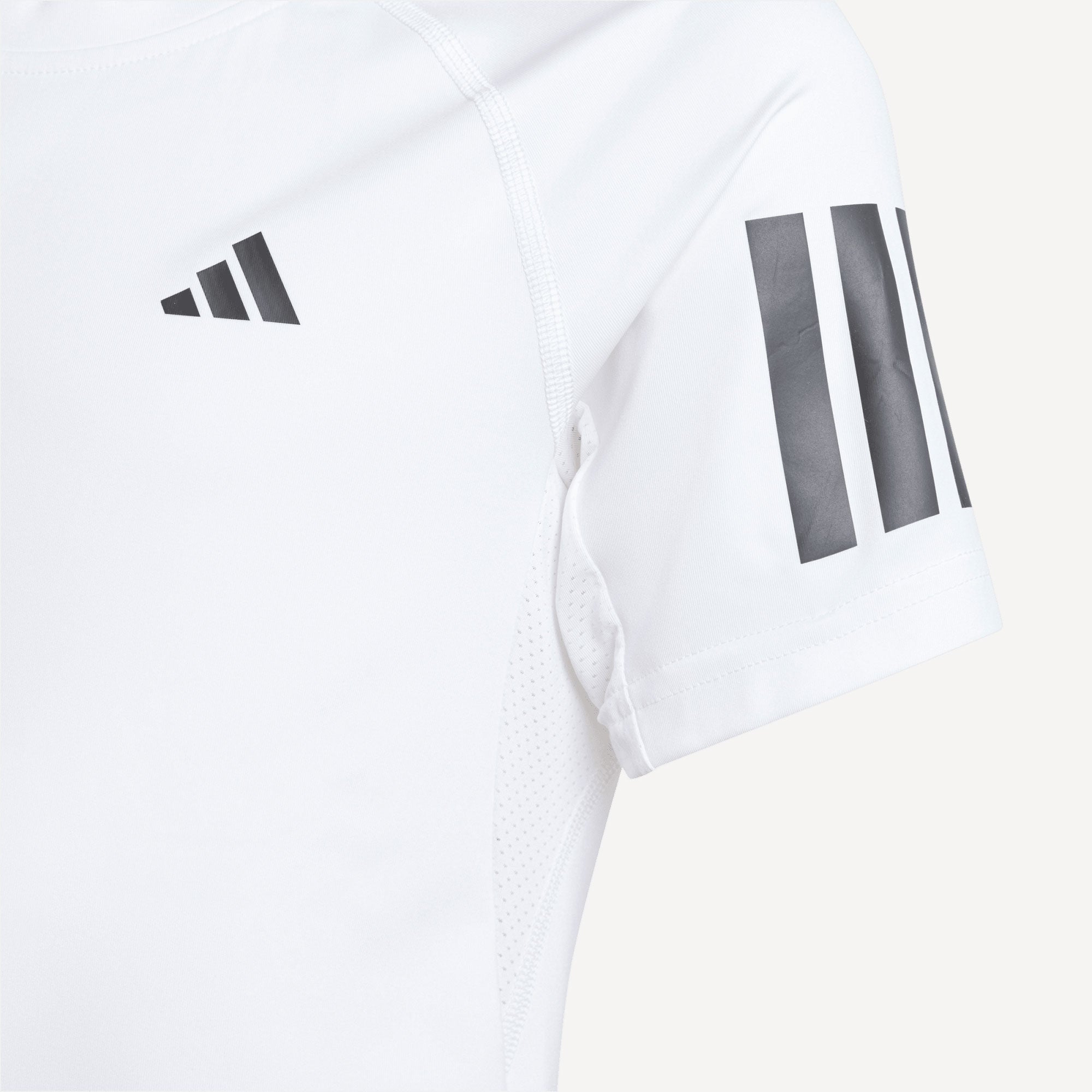 adidas Club Girls' Tennis Shirt - White (5)