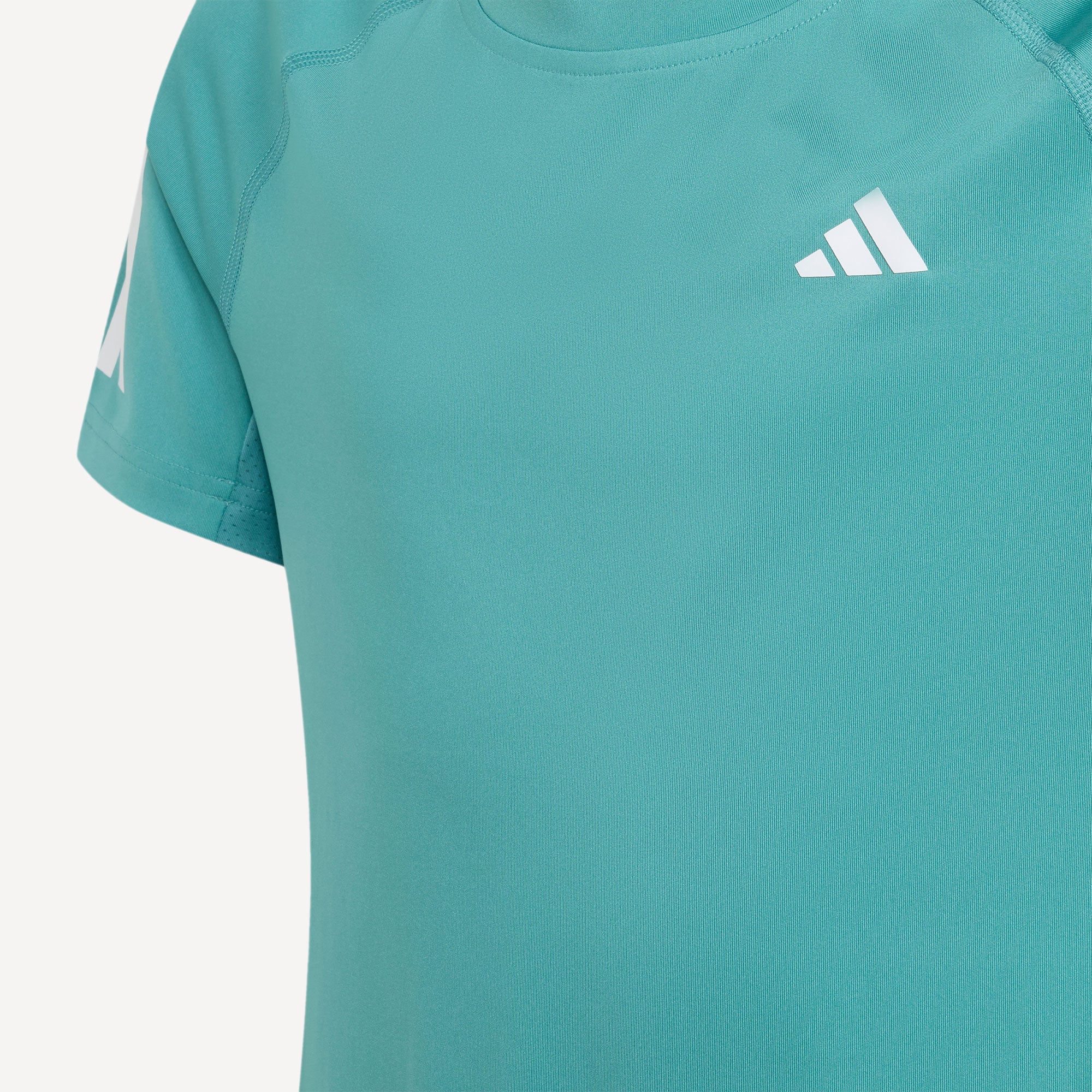 adidas Club Girls' Tennis Shirt - Green (3)