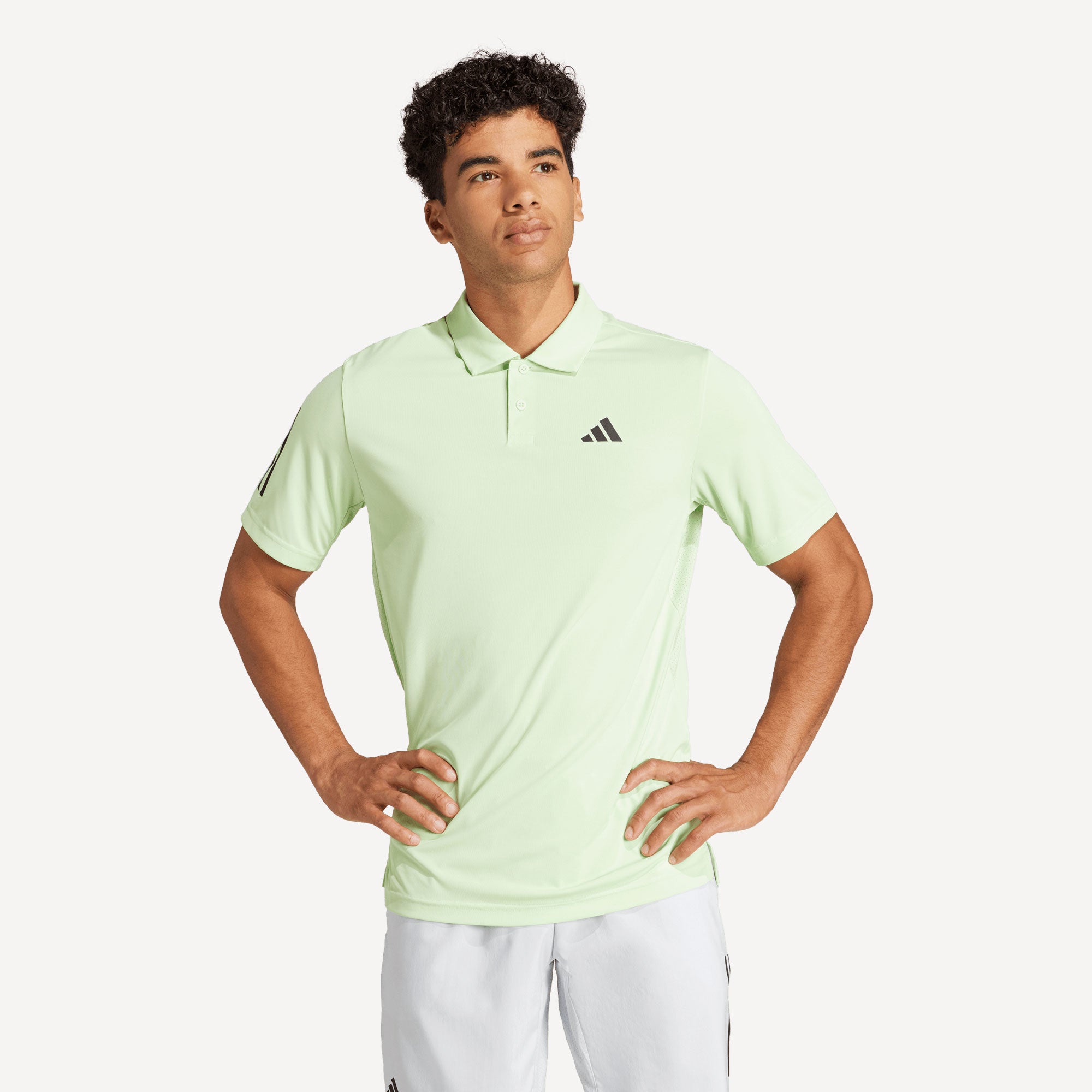 adidas Club Men's 3-Stripes Tennis Polo - Green (1)