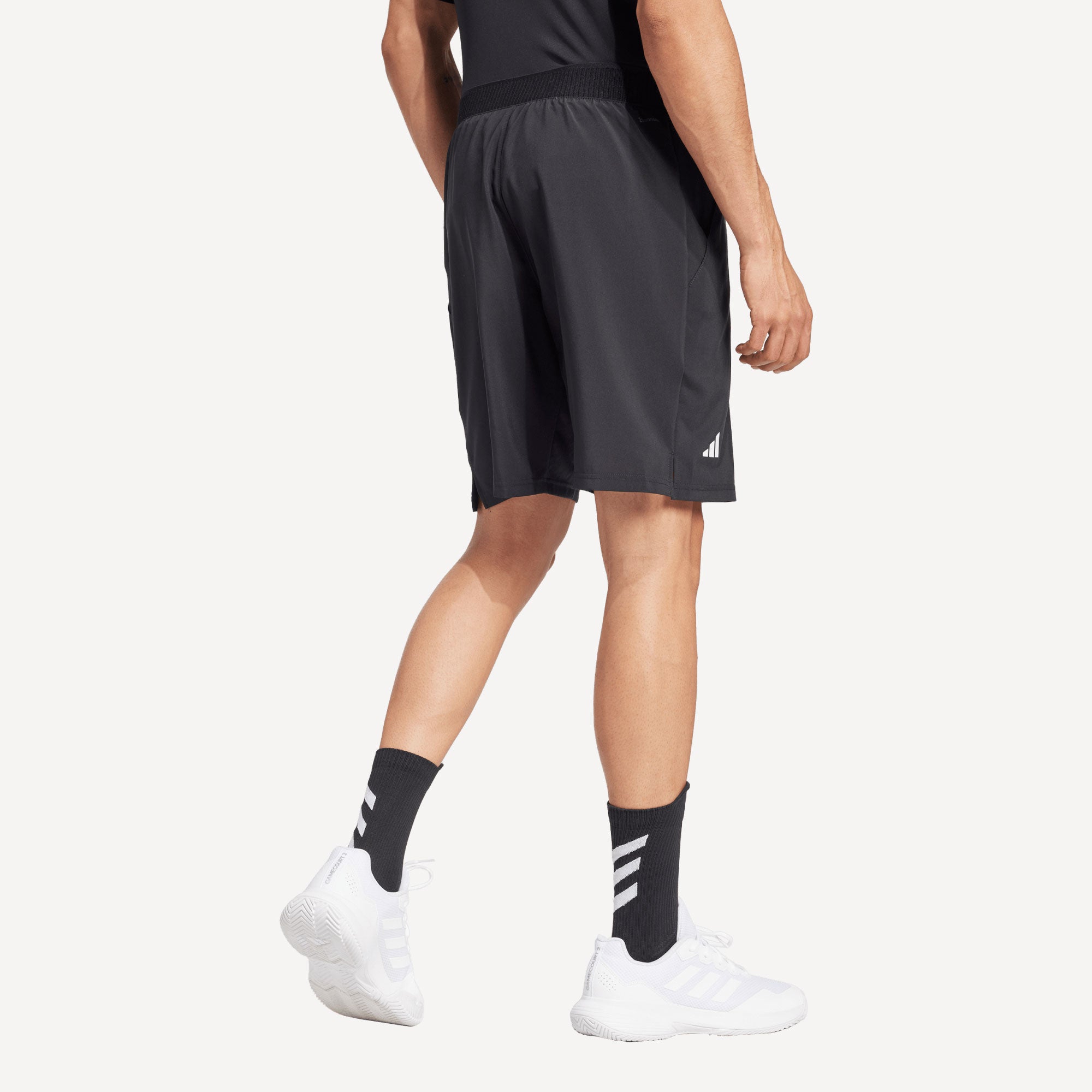 adidas Club Men's Stretch Woven 7-Inch Tennis Shorts - Black (2)