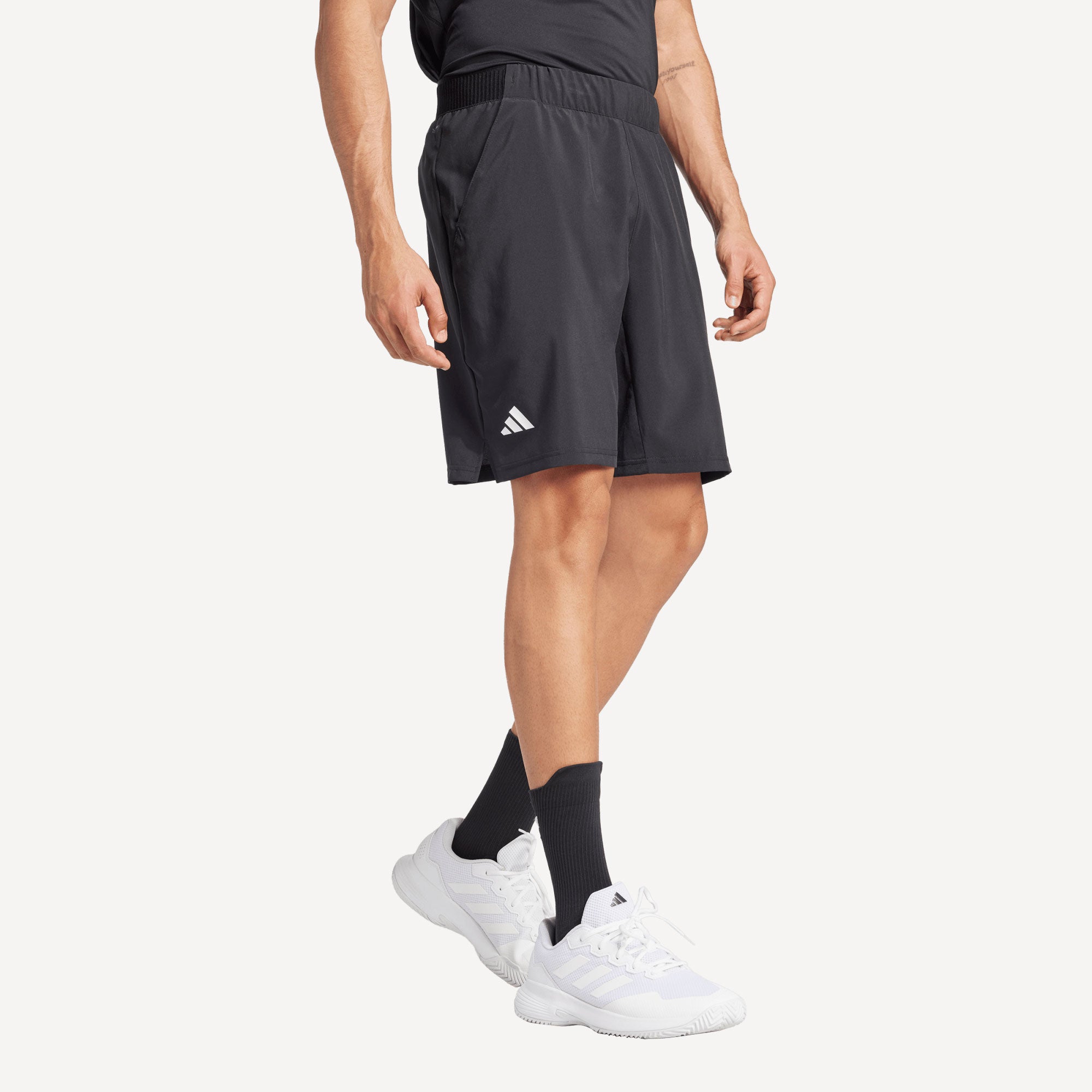 adidas Club Men's Stretch Woven 7-Inch Tennis Shorts - Black (3)