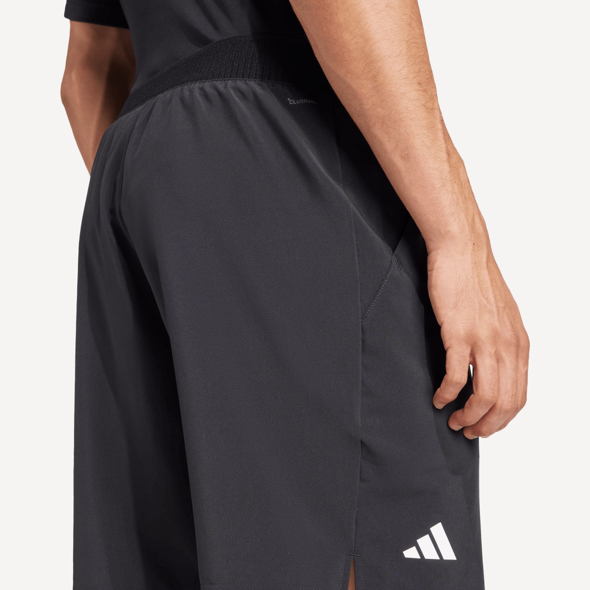 adidas Club Men's Stretch Woven 7-Inch Tennis Shorts - Black (5)