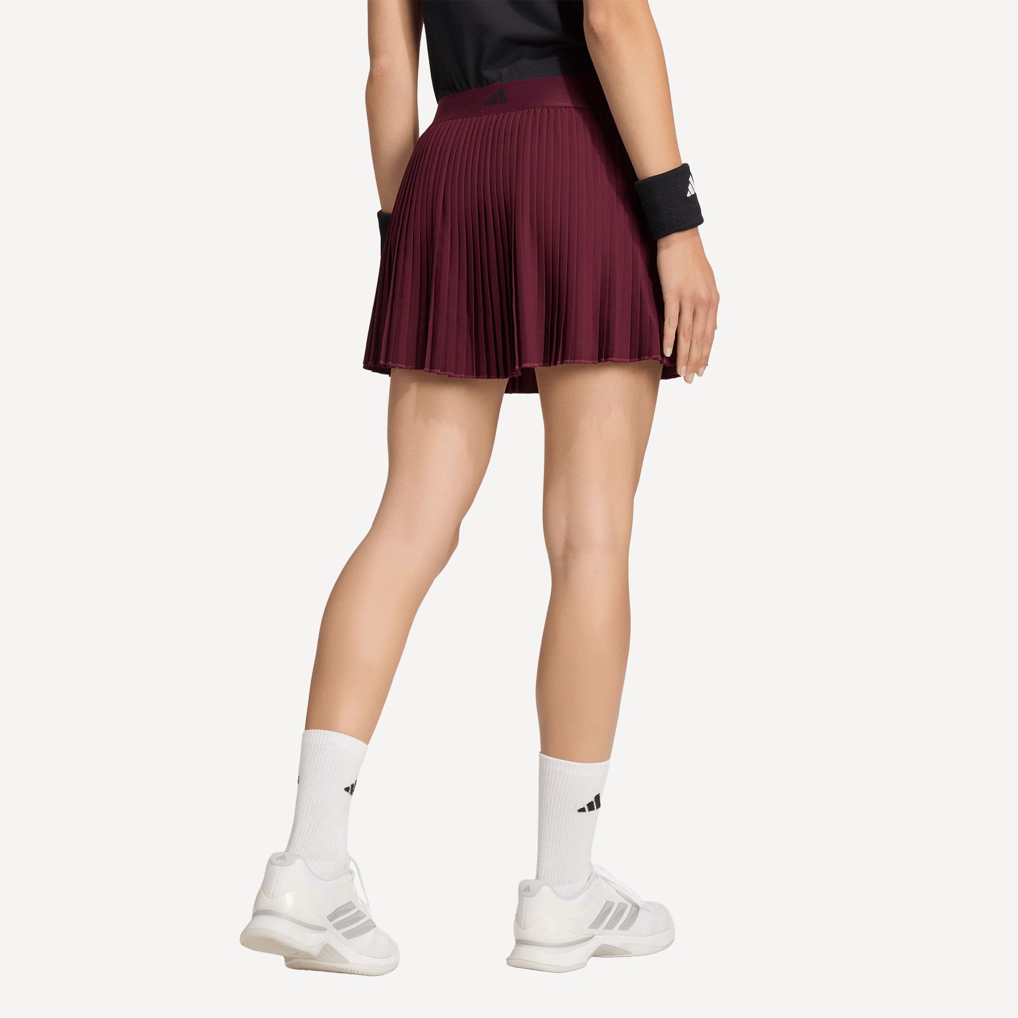 adidas Club Women's Pleated Tennis Skirt - Red (2)
