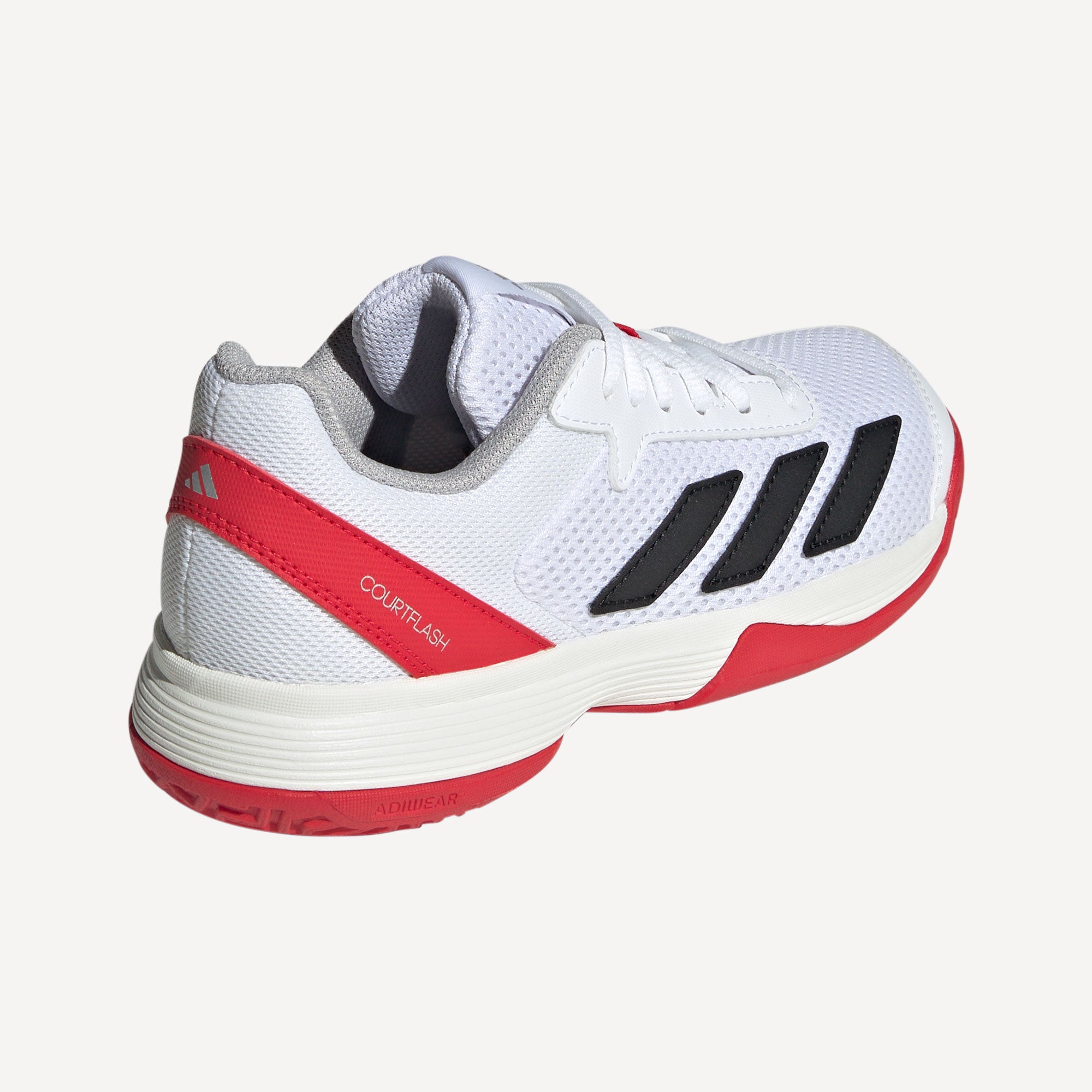 adidas CourtFlash Kids' Tennis Shoes - White (6)