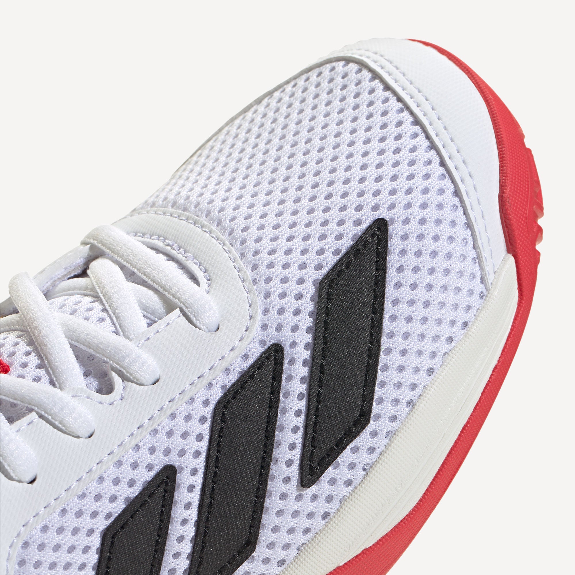 adidas CourtFlash Kids' Tennis Shoes - White (7)