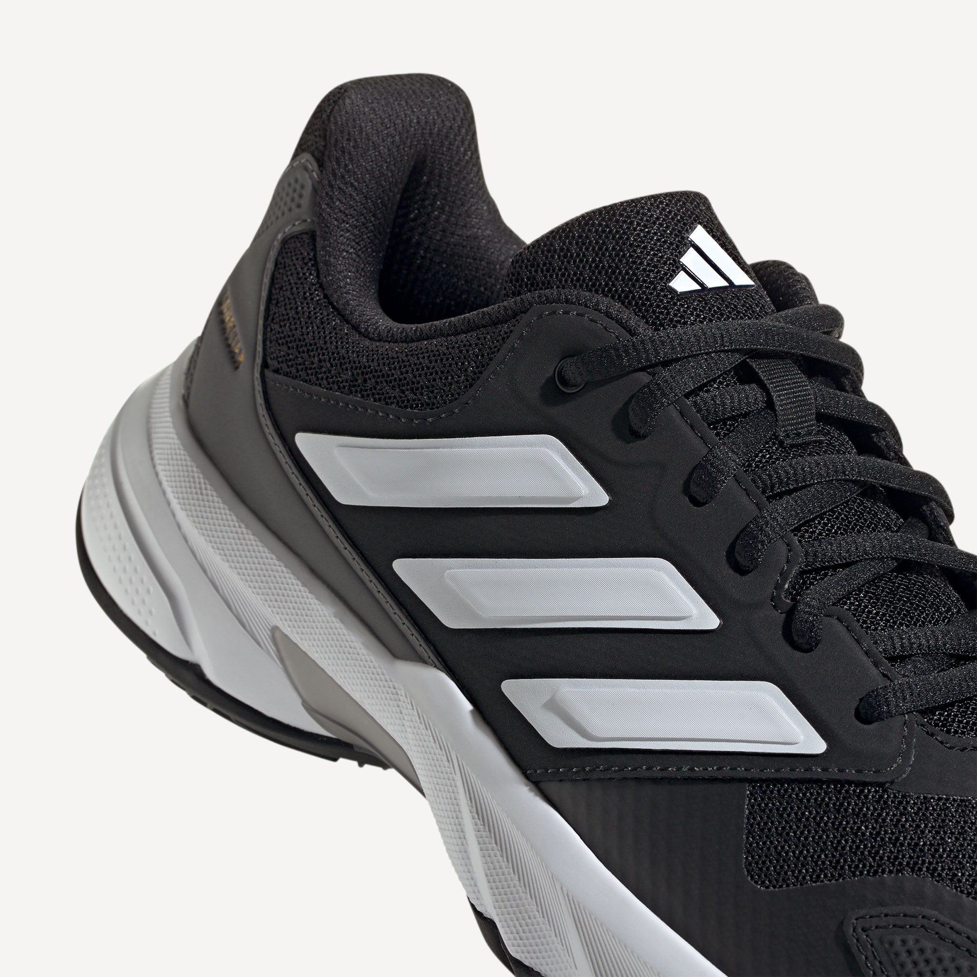 adidas CourtJam Control 3 Men's Clay Court Tennis Shoes - Black (7)