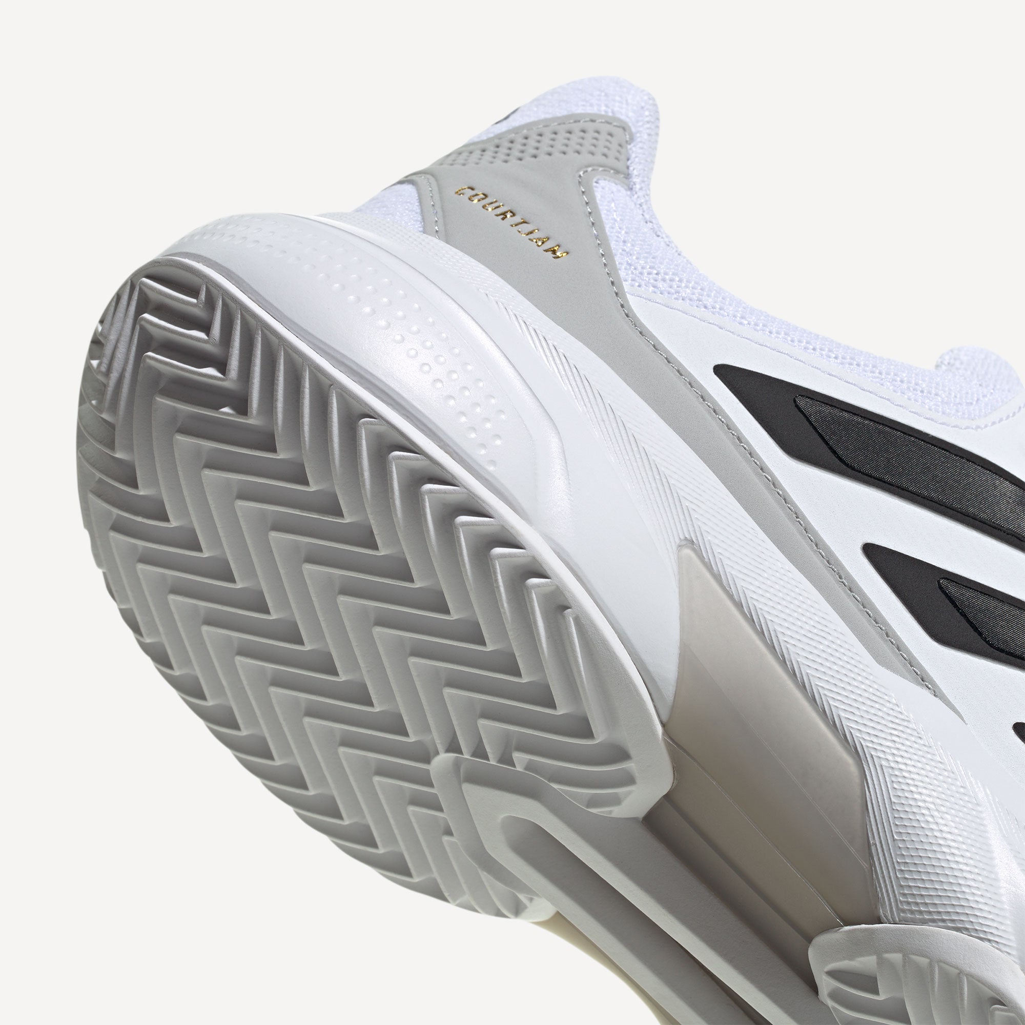 adidas CourtJam Control 3 Men's Clay Court Tennis Shoes - White (7)