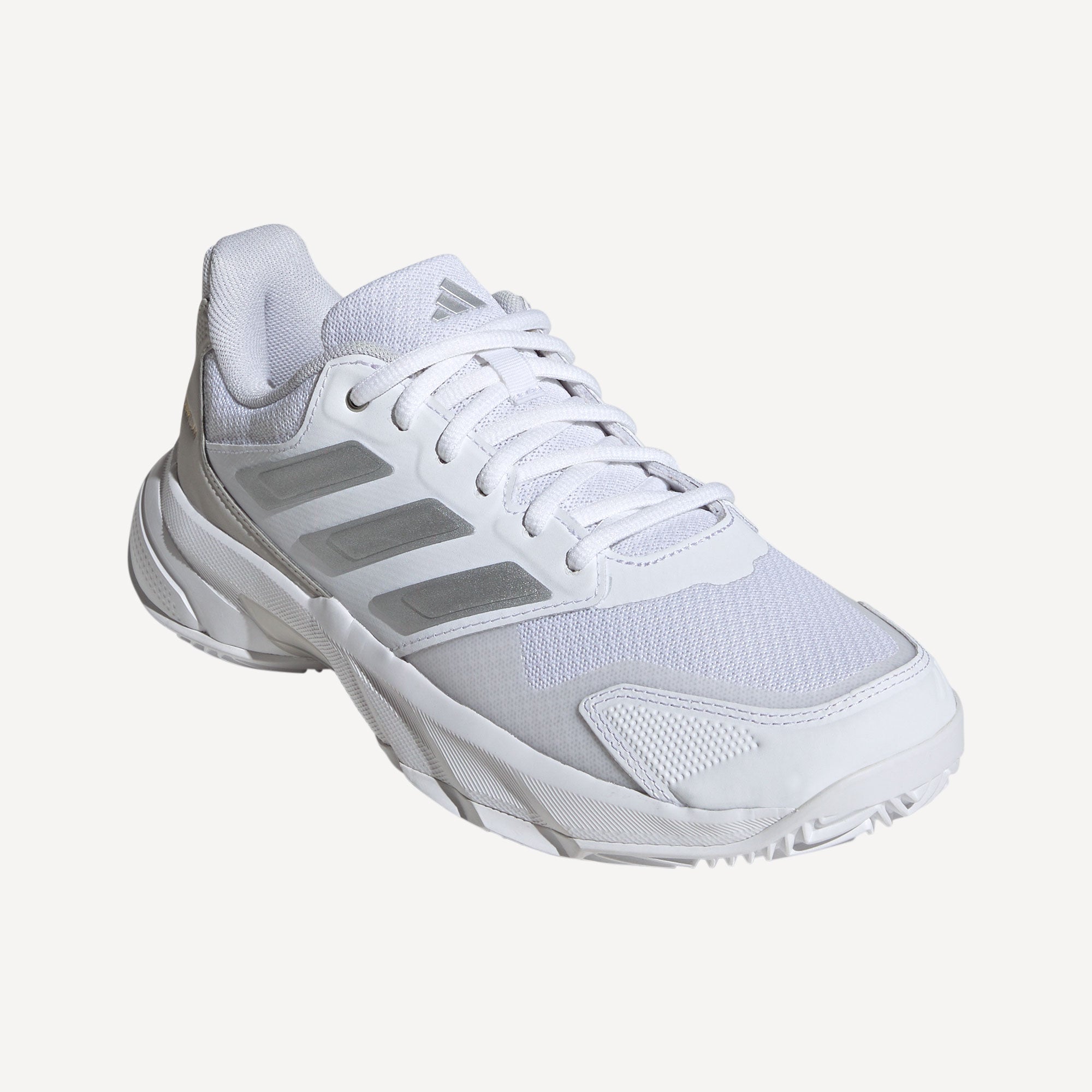 adidas CourtJam Control 3 Women's Clay Court Tennis Shoes - White (5)