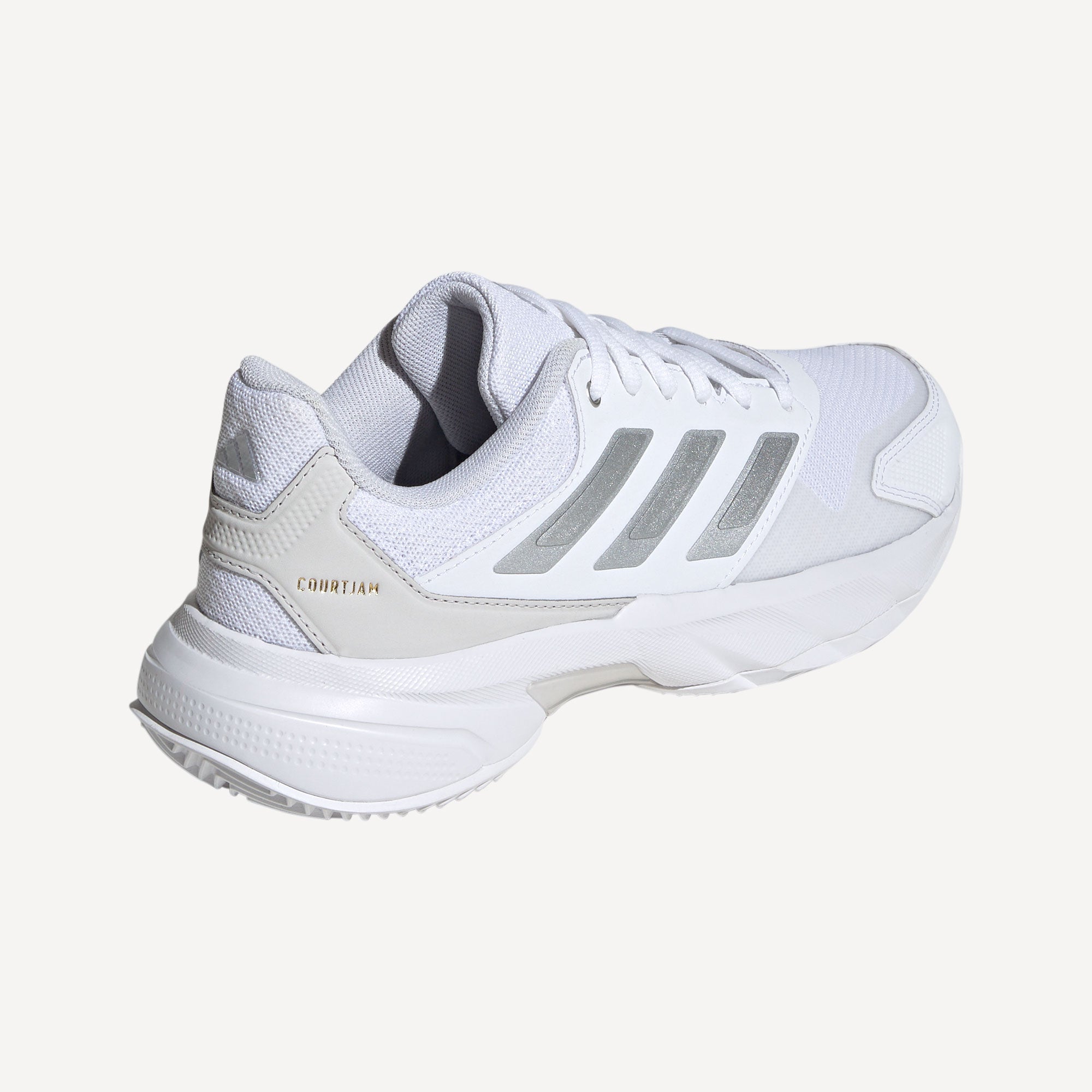 adidas CourtJam Control 3 Women's Clay Court Tennis Shoes - White (6)