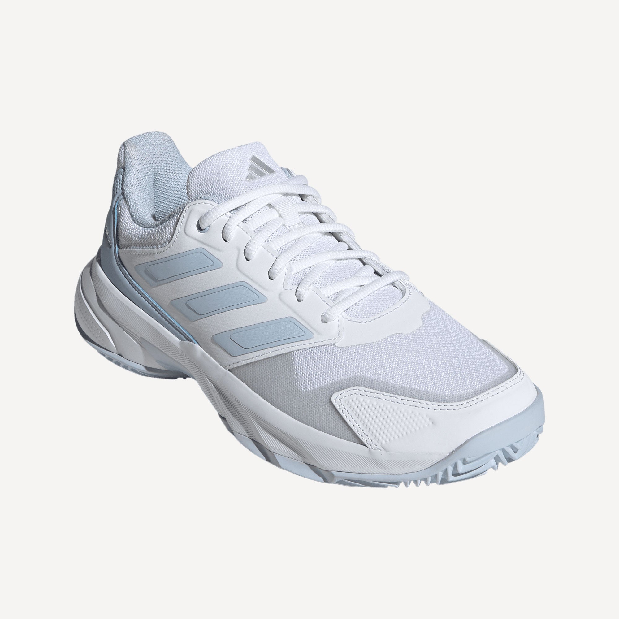 adidas CourtJam Control 3 Women's Clay Court Tennis Shoes - White (5)