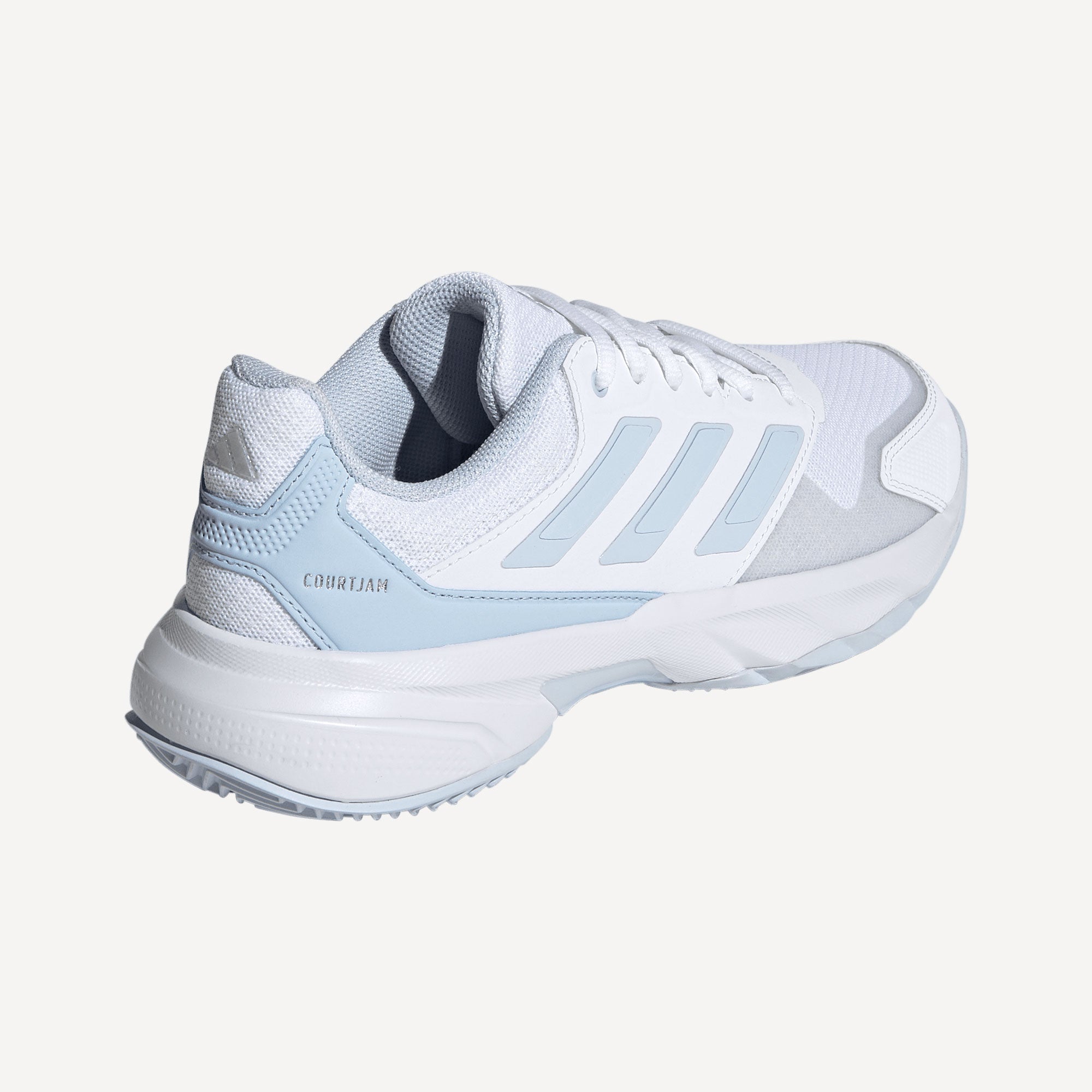 adidas CourtJam Control 3 Women's Clay Court Tennis Shoes - White (6)