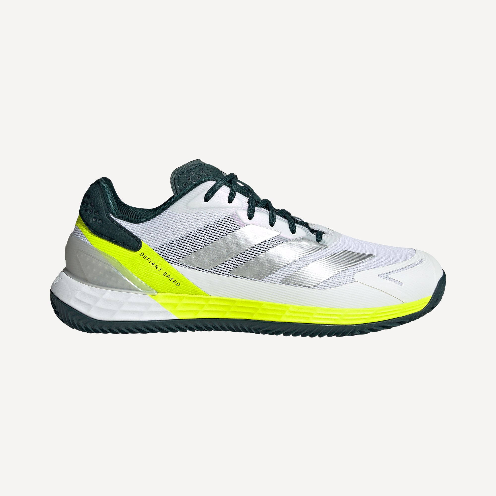 adidas Defiant Speed 2 Men's Clay Court Tennis Shoes - White (1)