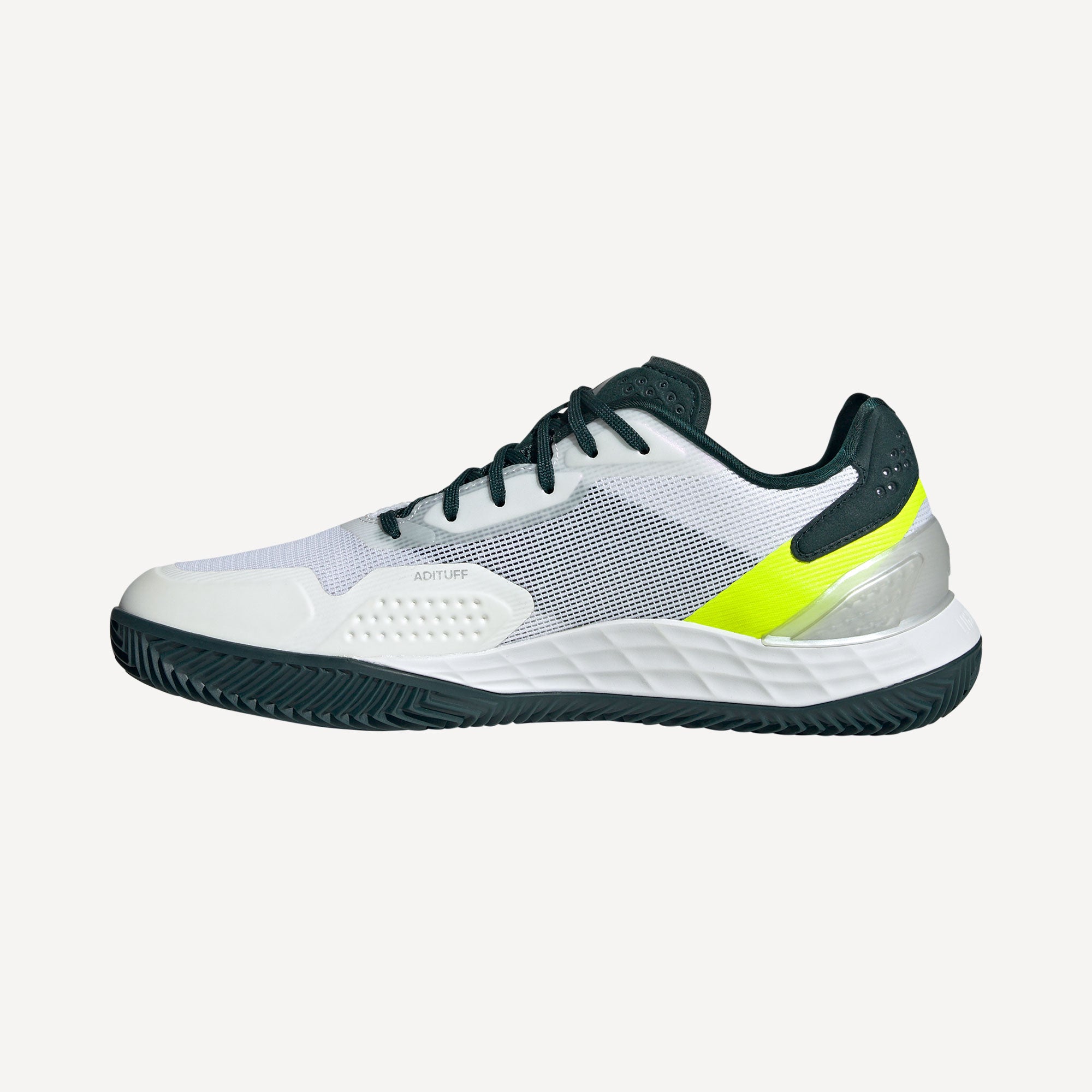adidas Defiant Speed 2 Men's Clay Court Tennis Shoes - White (3)