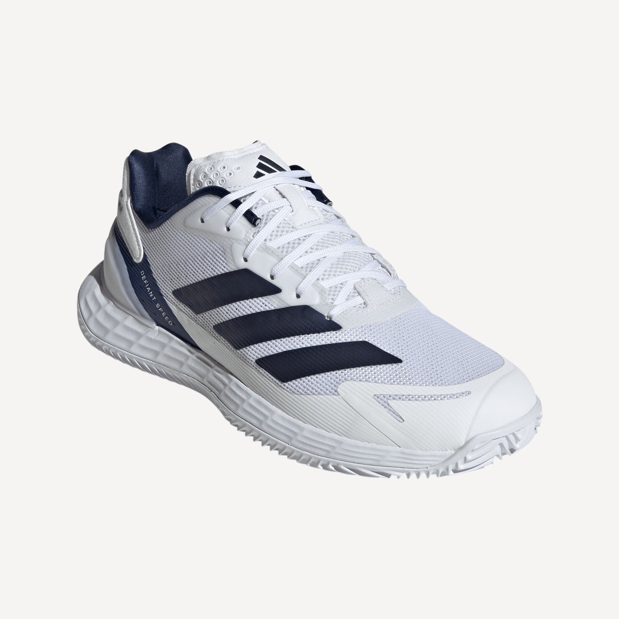 adidas Defiant Speed 2 Men's Clay Court Tennis Shoes - White (5)