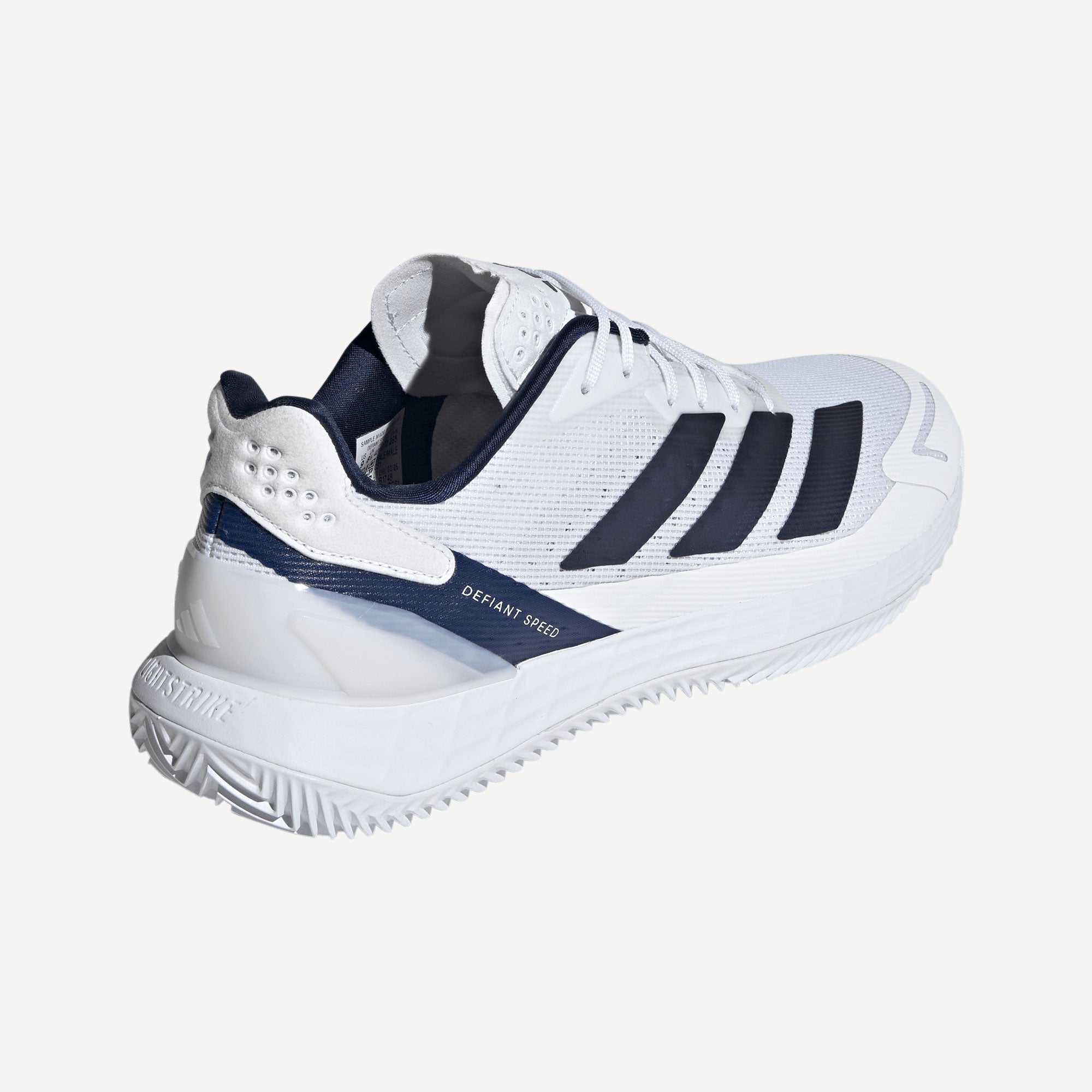 adidas Defiant Speed 2 Men's Clay Court Tennis Shoes - White (6)