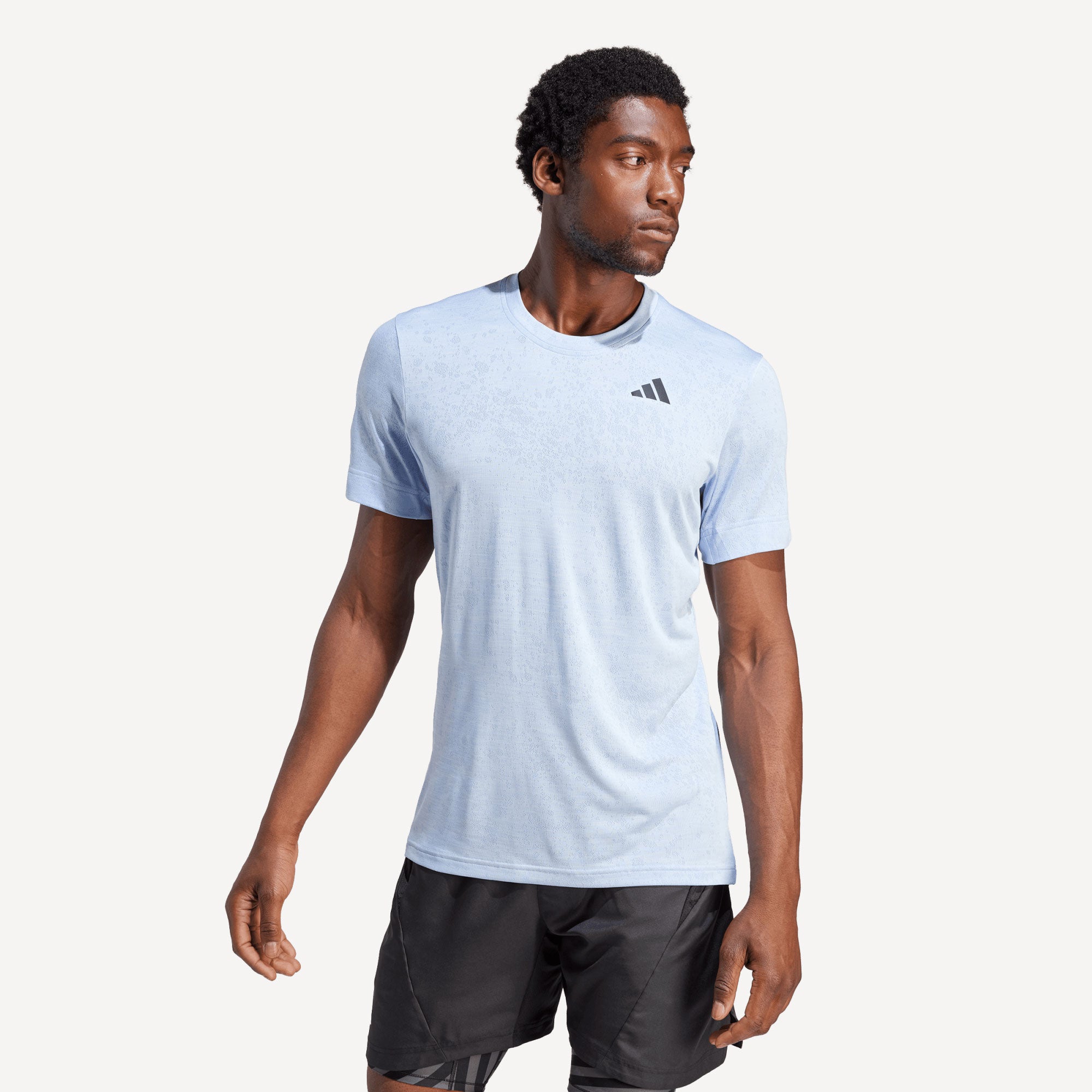 adidas Freelift Men's Tennis Shirt Blauw - Tennis Onlyadidas Freelift Men's Tennis Shirt Blauw (1)